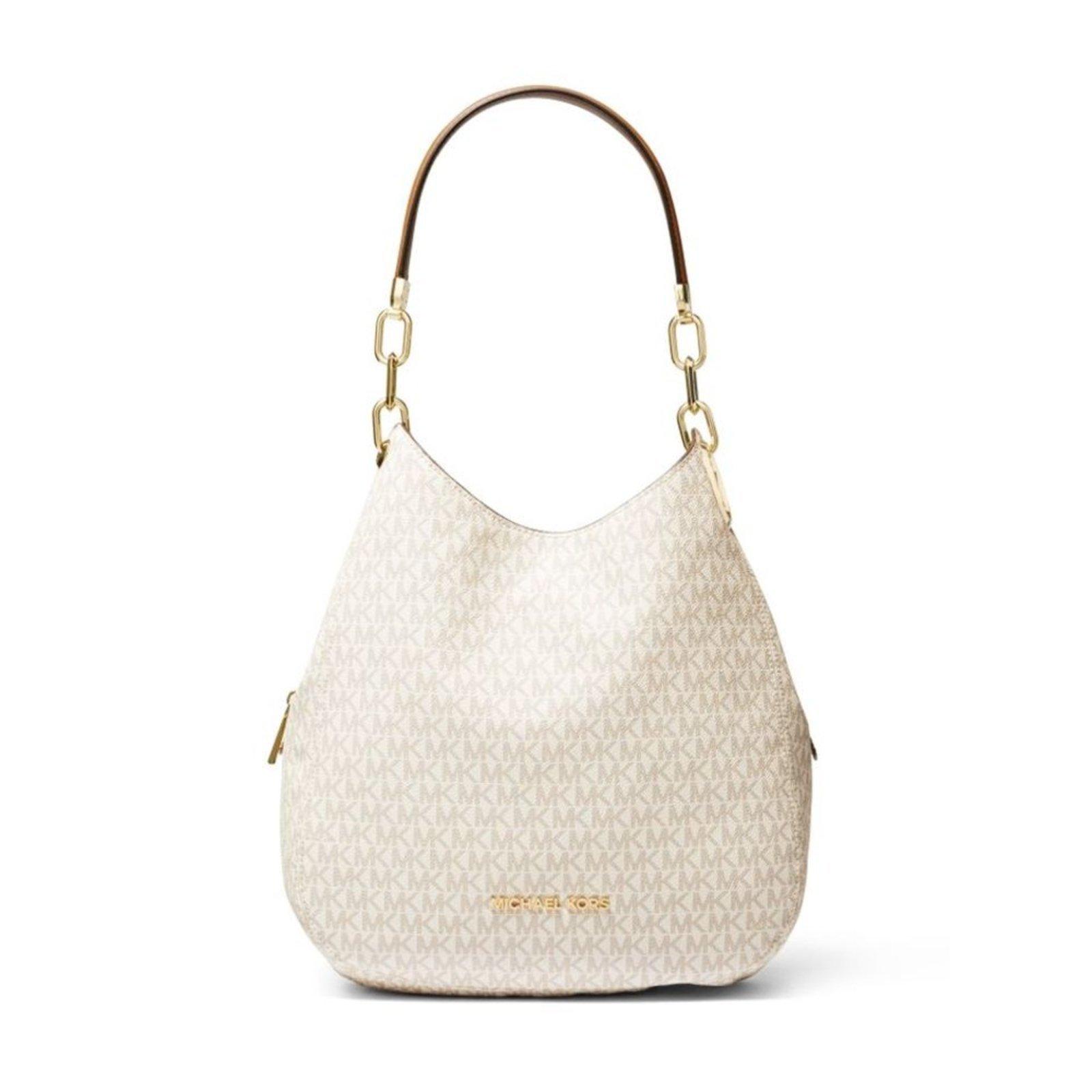 Bolsa tote lillie logo grande Bolsa tote lillie logo grande Vanilla/acrn