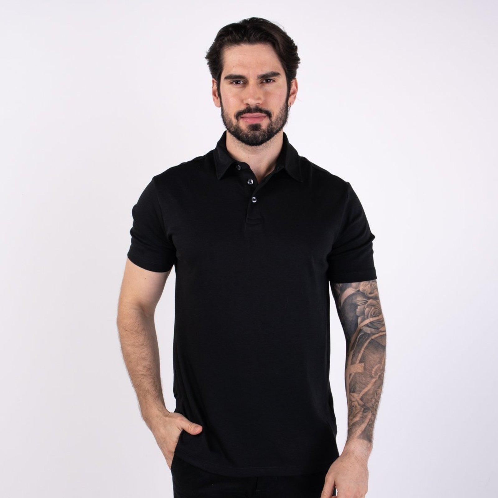 Camisa Polo Pima Oficina Reserva Preta