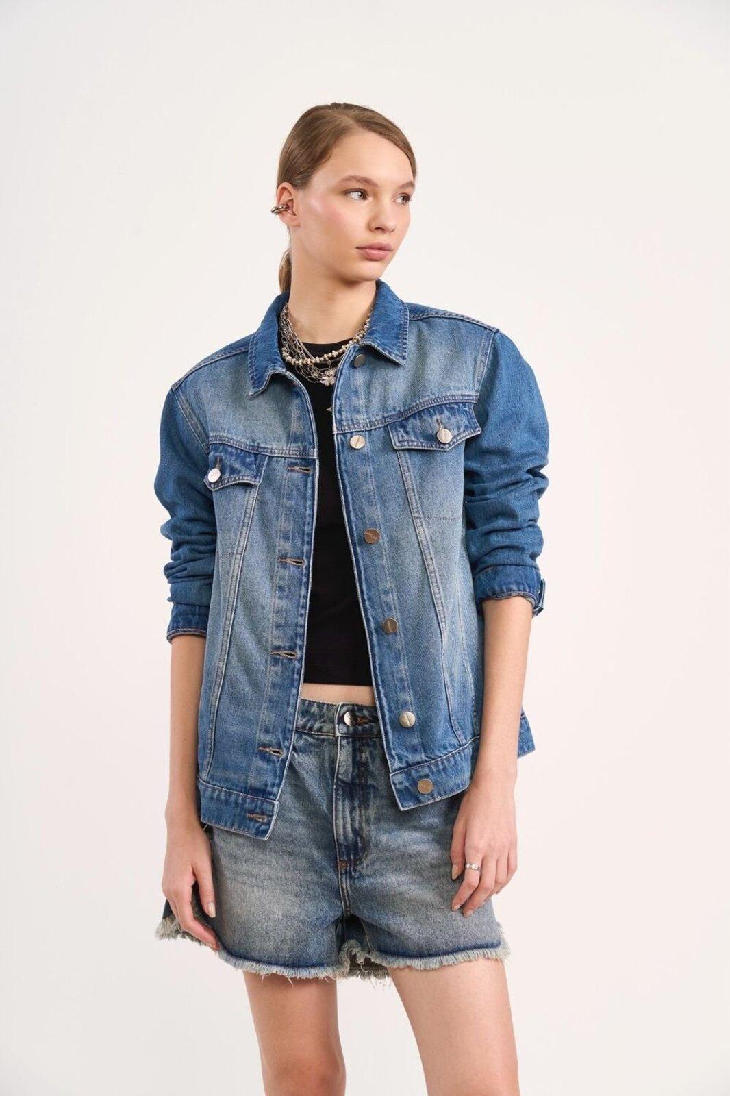 Jaqueta Jeans Estonada Colcci Indigo