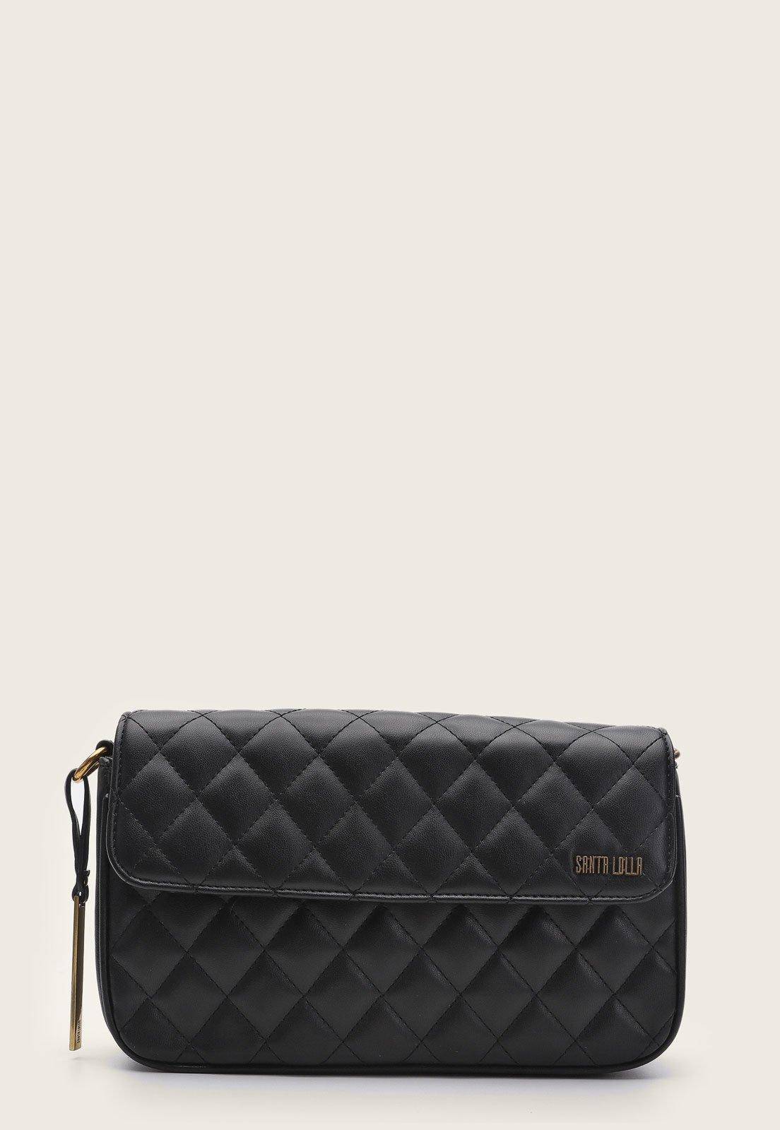 Bolsa Santa Lolla Matelassê Preta