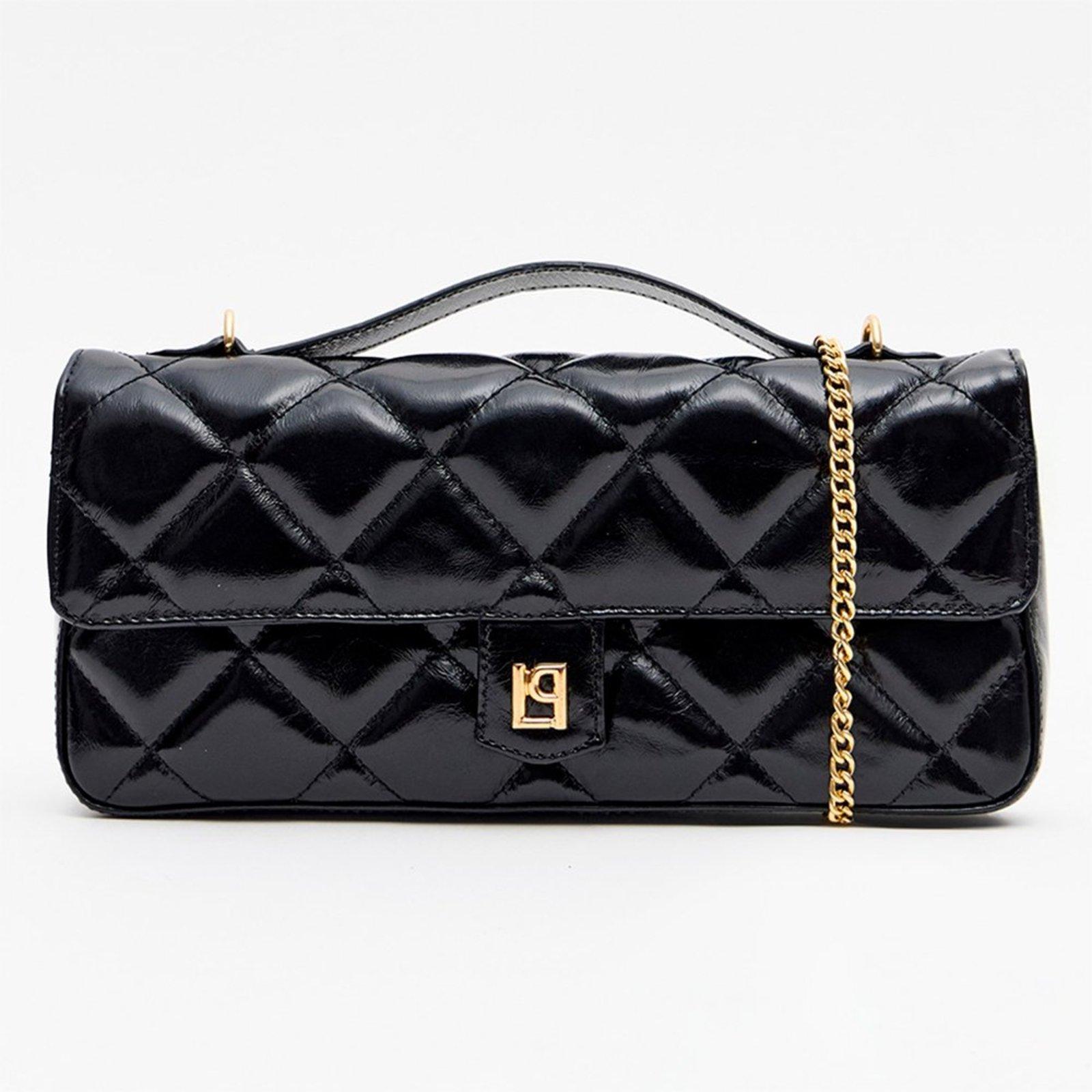 Bolsa Tote Lança Perfume Matelasse Charm Ou26 Preto Feminino