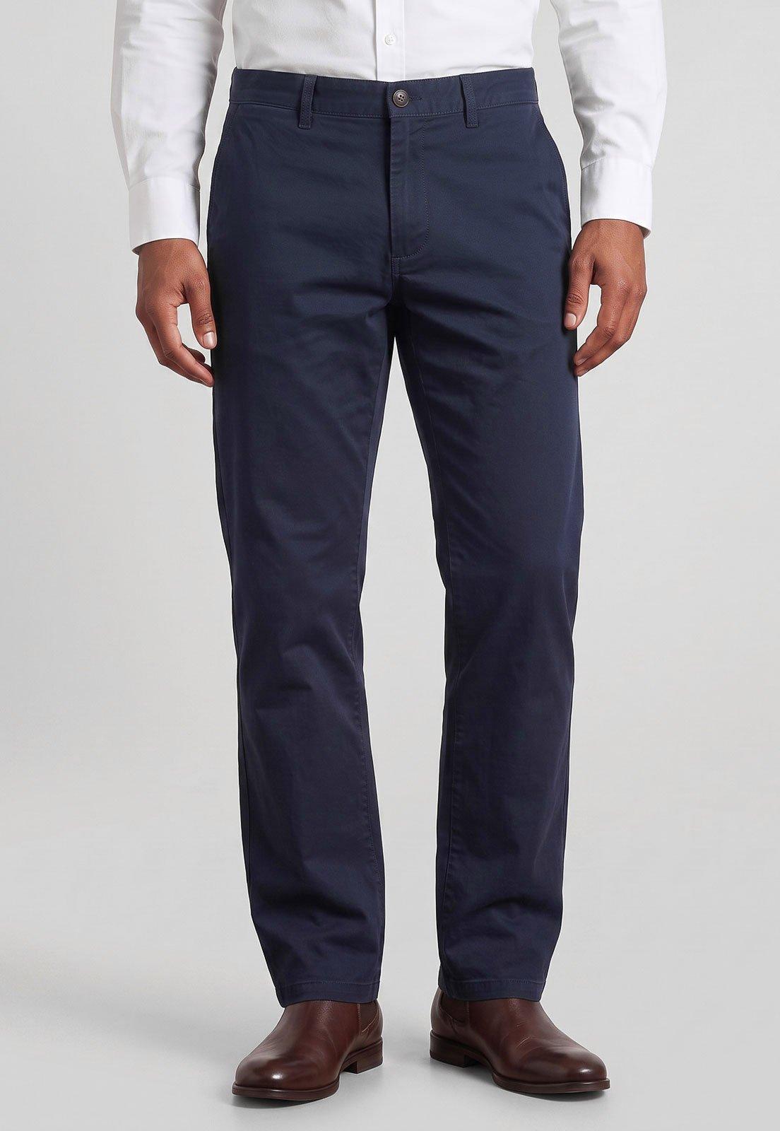 Calça Masculina Tommy Hilfiger Core Denton Essential Twill Azul