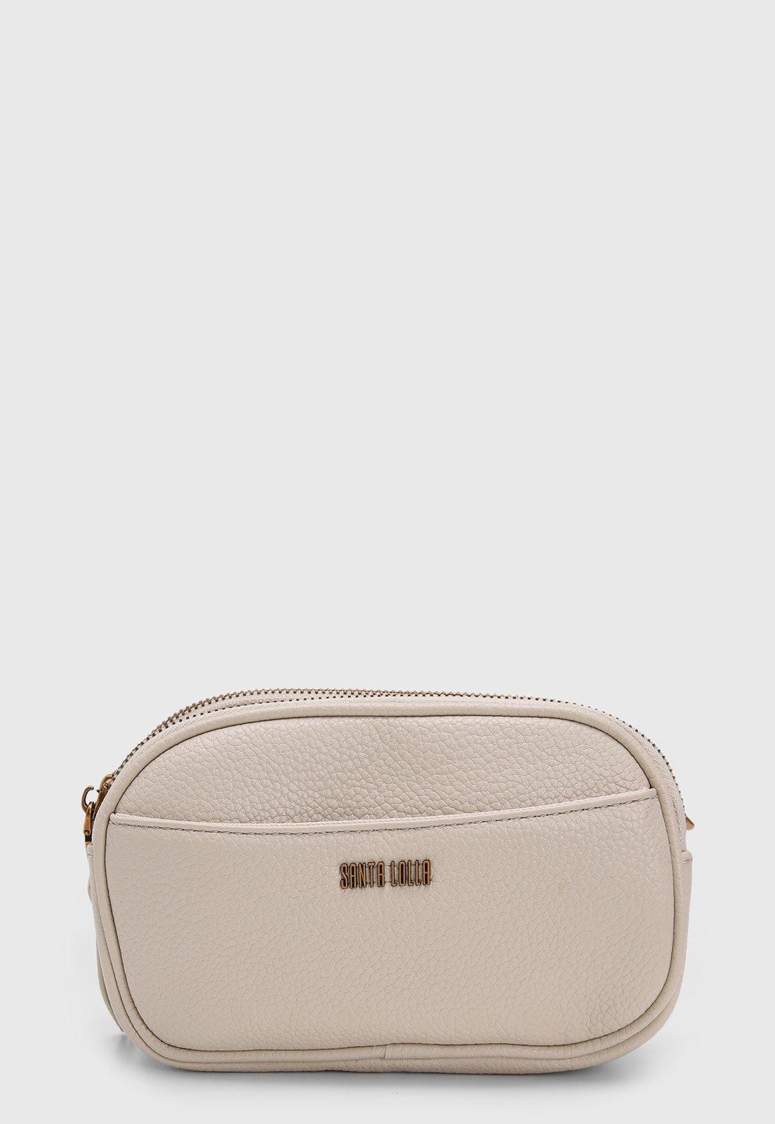 Bolsa Transversal Santa Lolla Alça Corrente Off-White