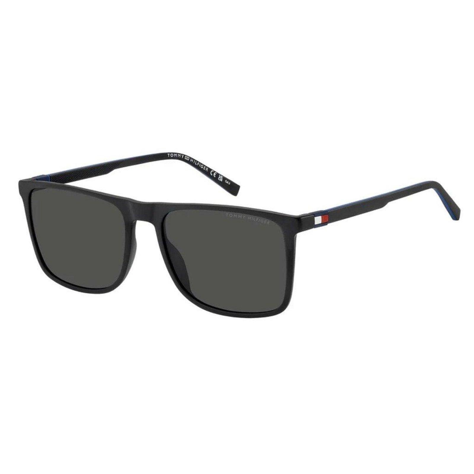 Óculos de Sol Tommy Hilfiger 2277/S Preto e Azul Lente Cinza