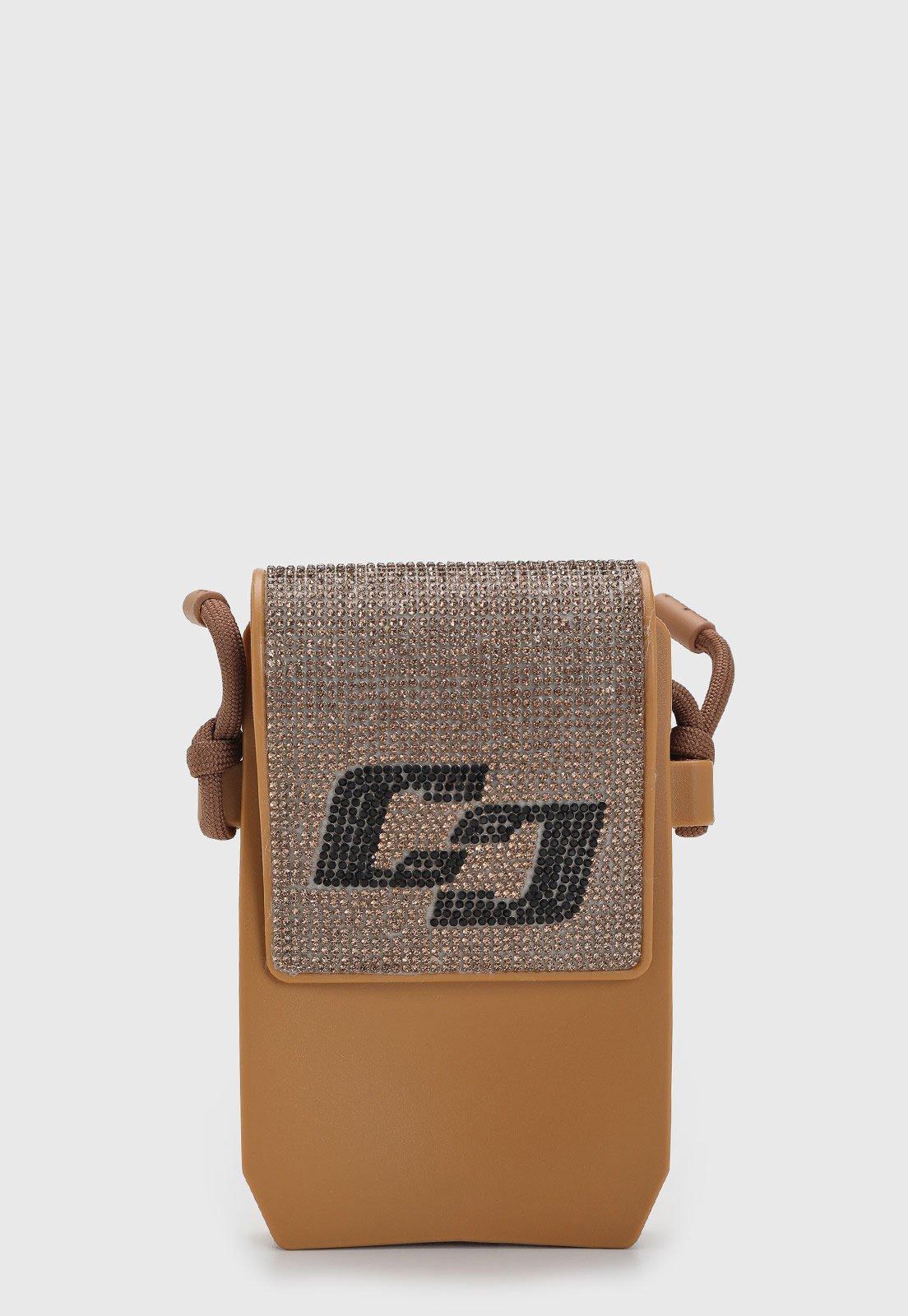Bolsa Feminina Colcci Cristais Bege