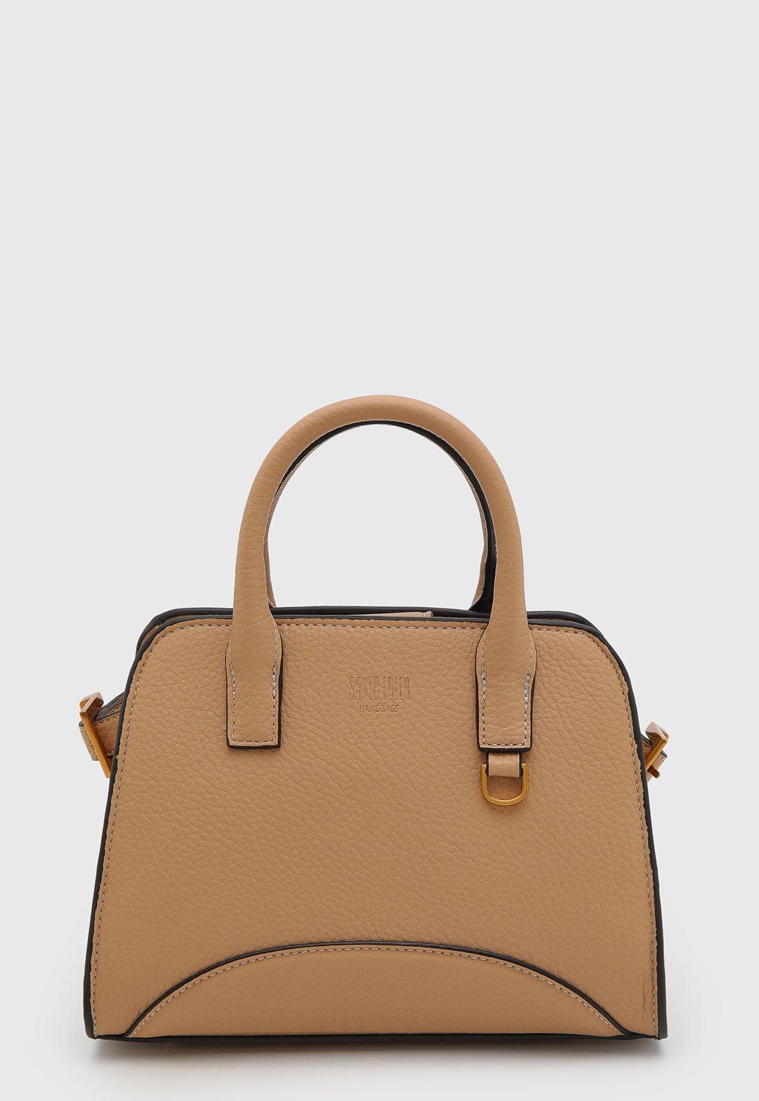 Bolsa Feminina Santa Lolla Estruturada Nude