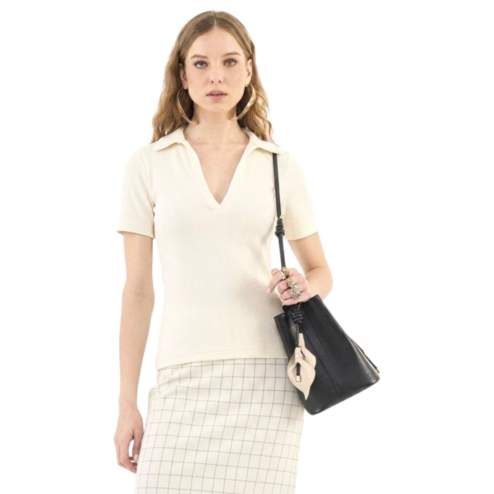 Polo Slim Canelada Colcci Off Shell