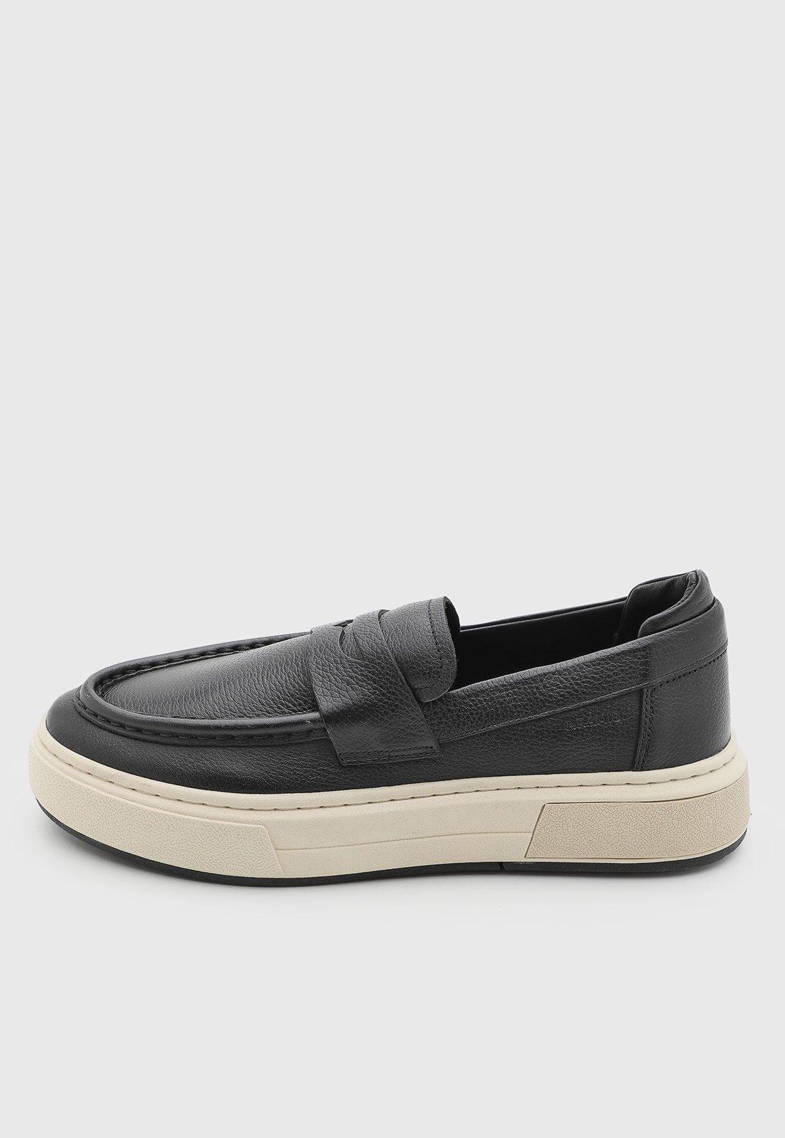 Tênis Masculino Aramis Duo Couro Preto