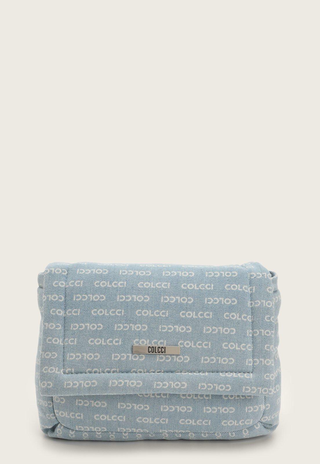 Bolsa Colcci Jeans Logomania Azul