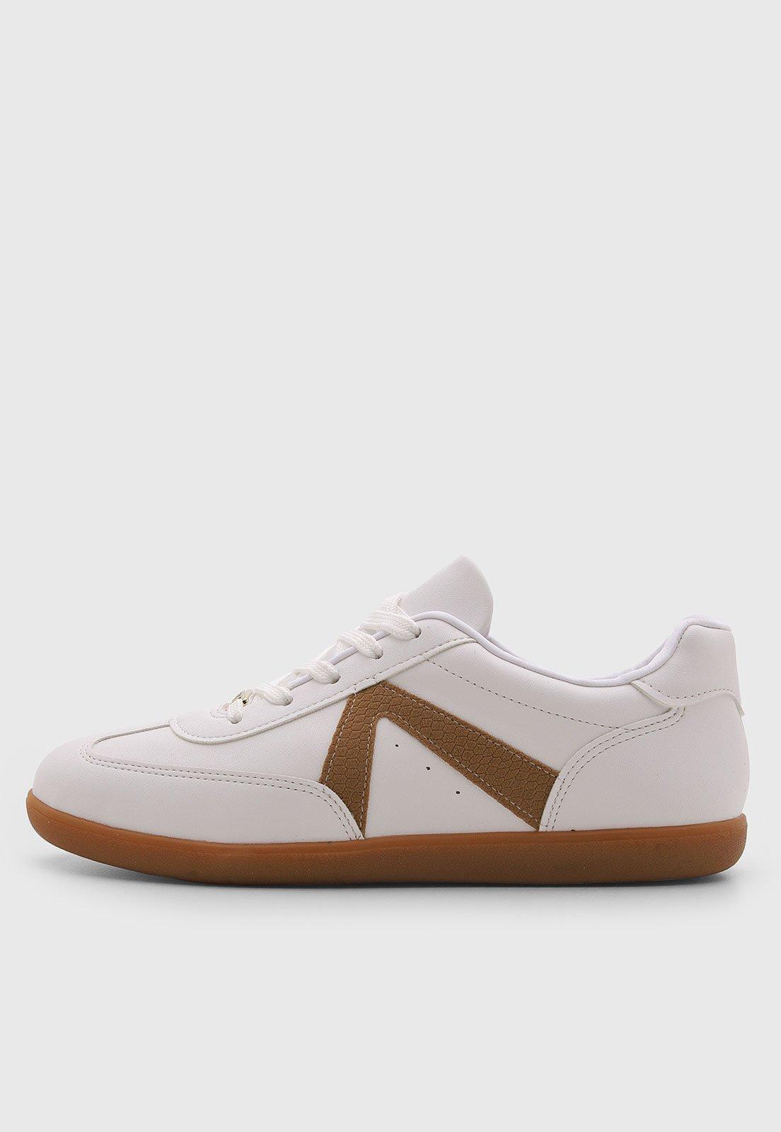 Tênis Feminino Vizzano Cano Baixo Branco