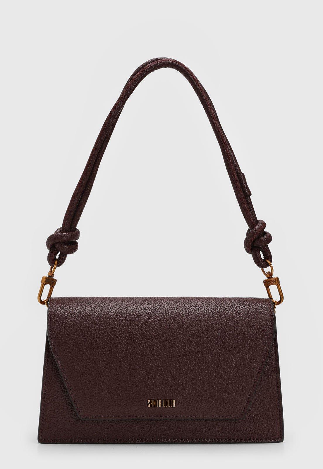 Bolsa Tiracolo Santa Lolla Alça Dupla Bordô