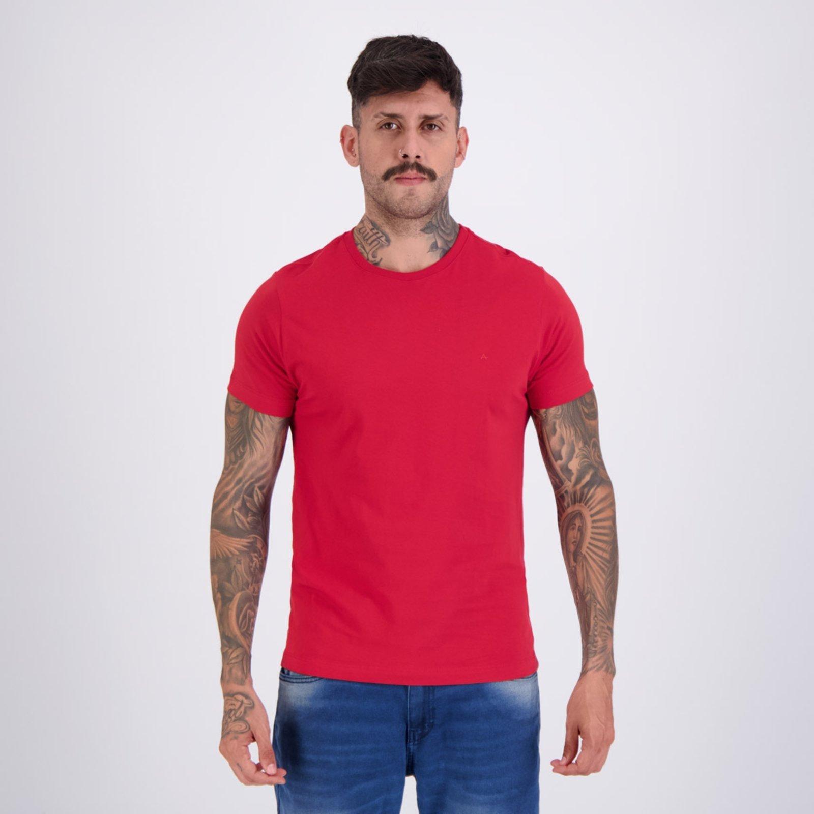 Camiseta Aramis Basica Vermelho