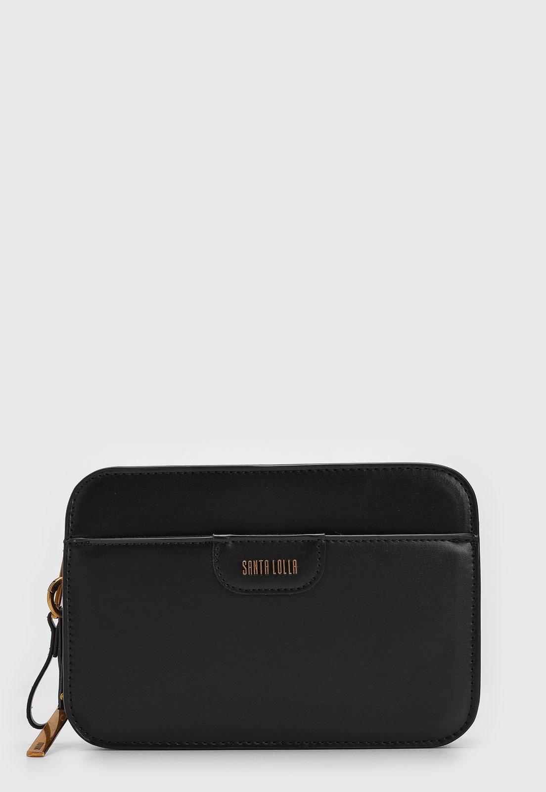 Bolsa Transversal Santa Lolla Alça Ajustável Preta