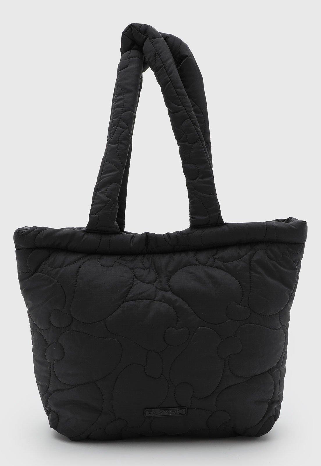 Bolsa Feminina FARM Acolchoada Preta