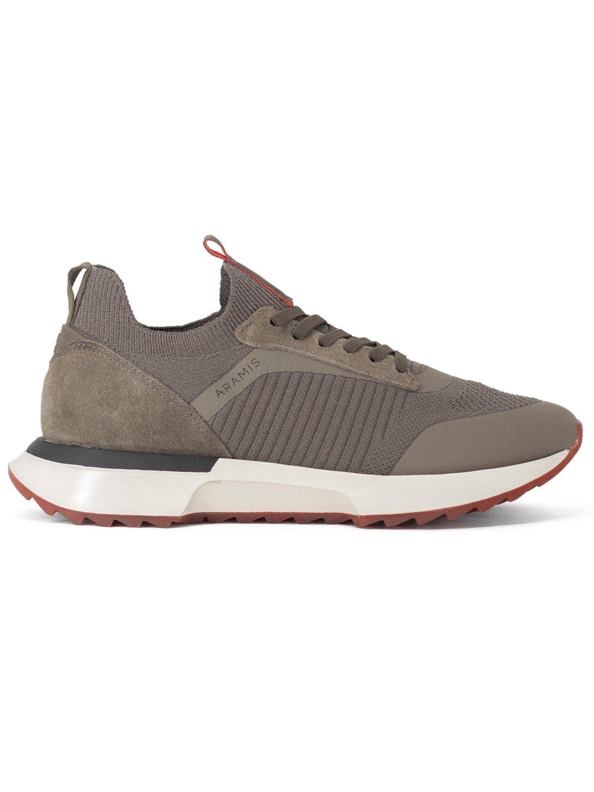 Tênis Masculino Aramis Casual Icon Light Knit Confortável Elástico Marrom