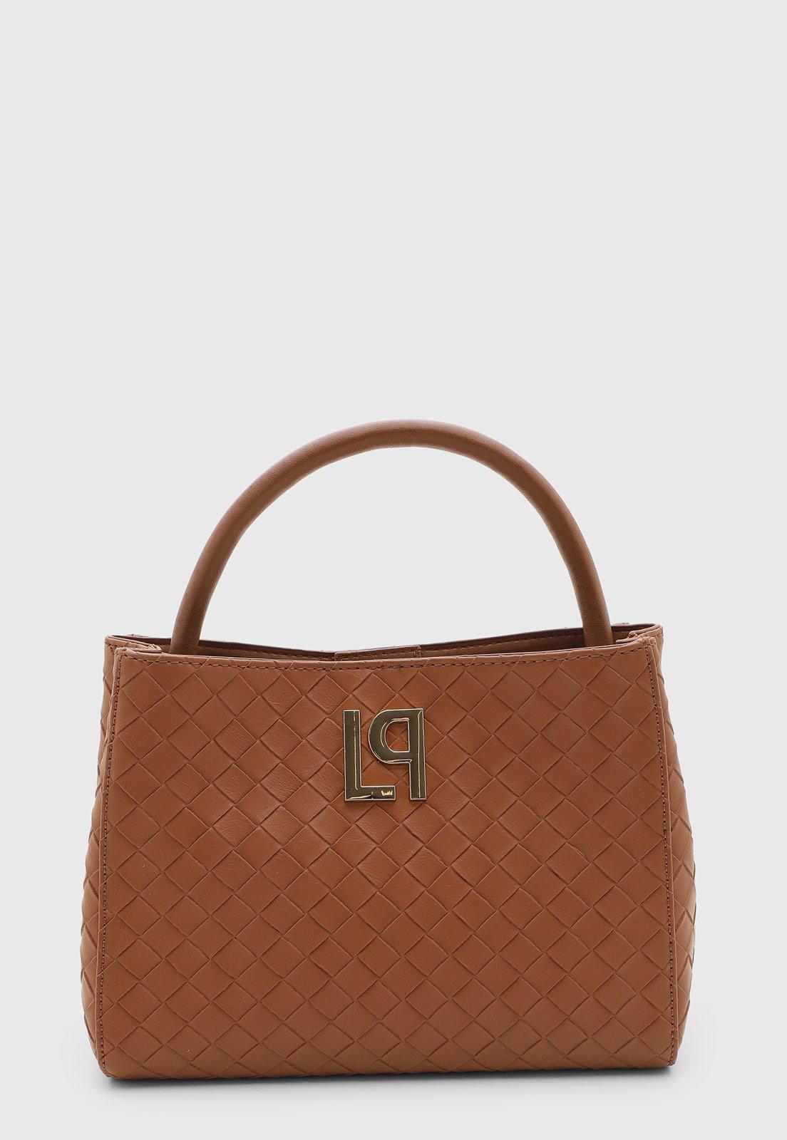 Bolsa Feminina Lança Perfume Tressê Marrom