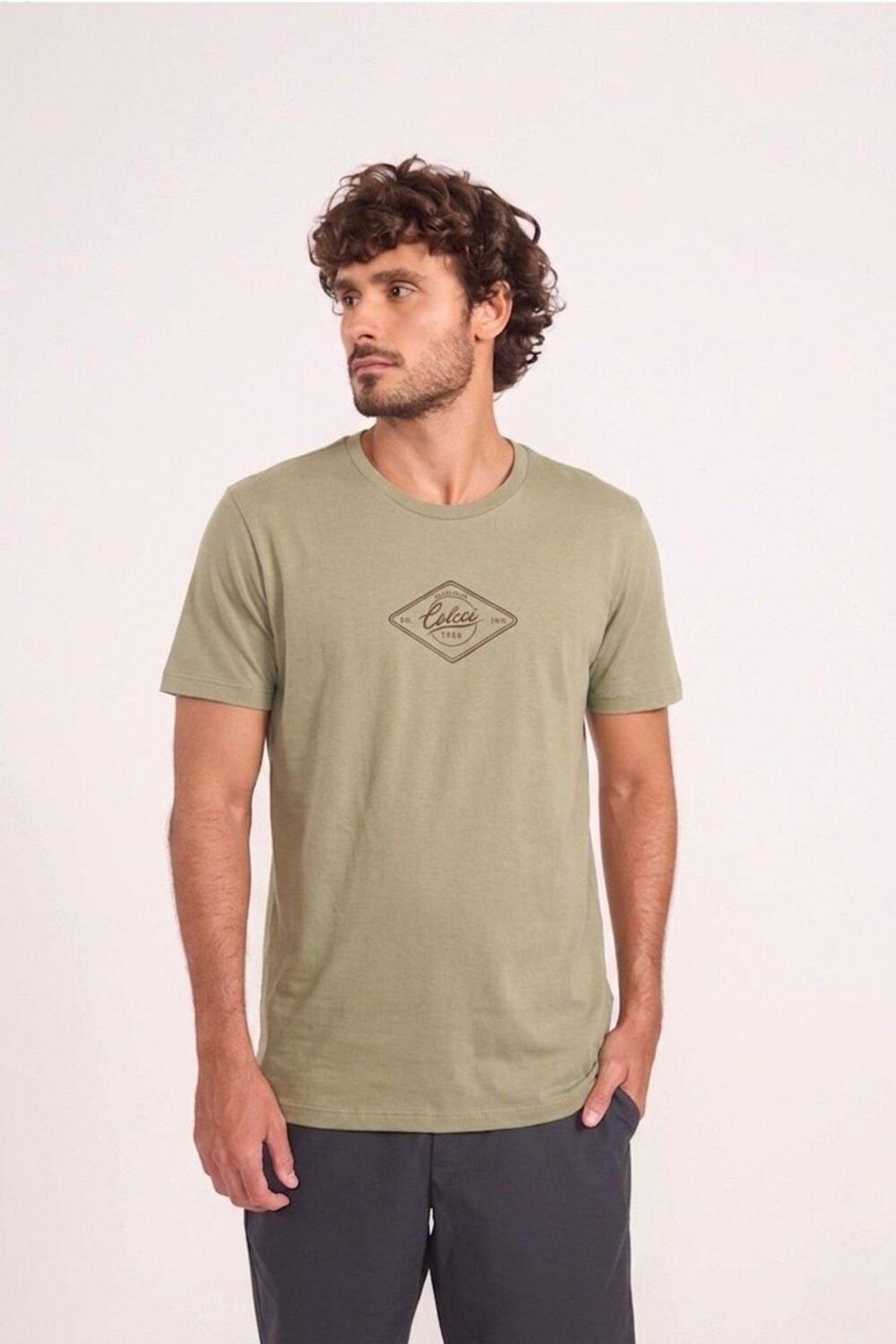 Camiseta em Algodão Estampa Vintage 1986 Colcci Bege Terre