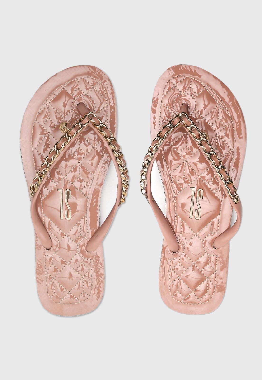 Chinelo Santa Lolla Corrente Rosa