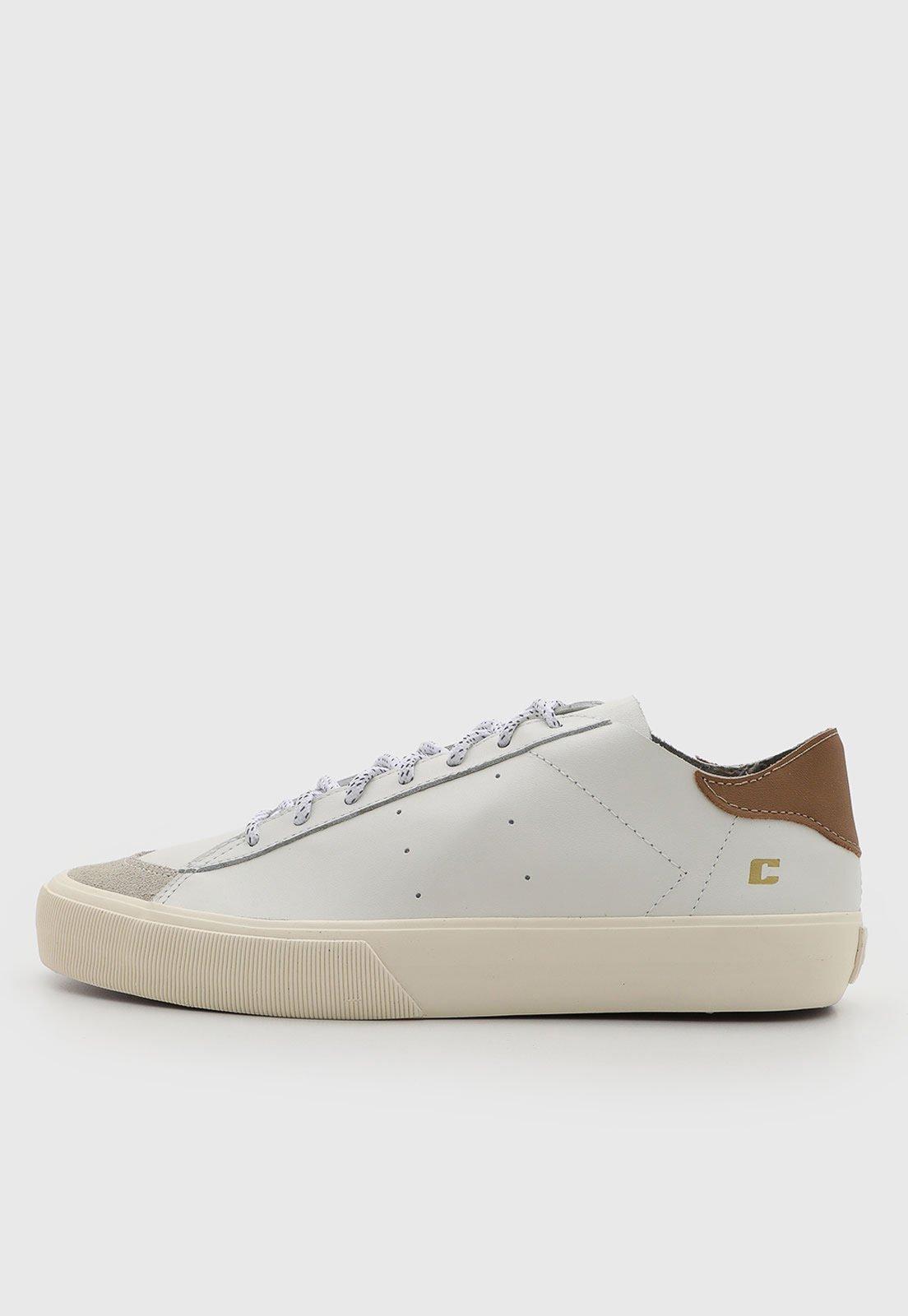 Tênis Masculino Colcci Recorte Camurça Branco