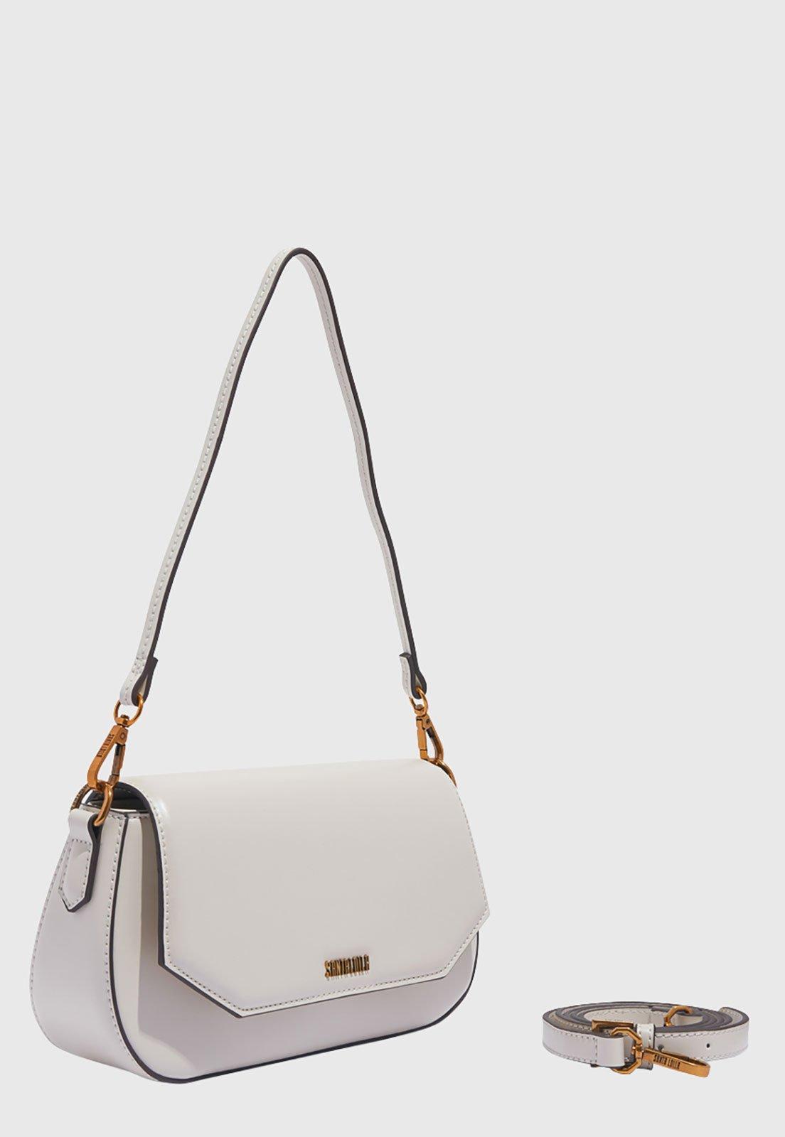 Bolsa Feminina Santa Lolla Tiracolo Off White