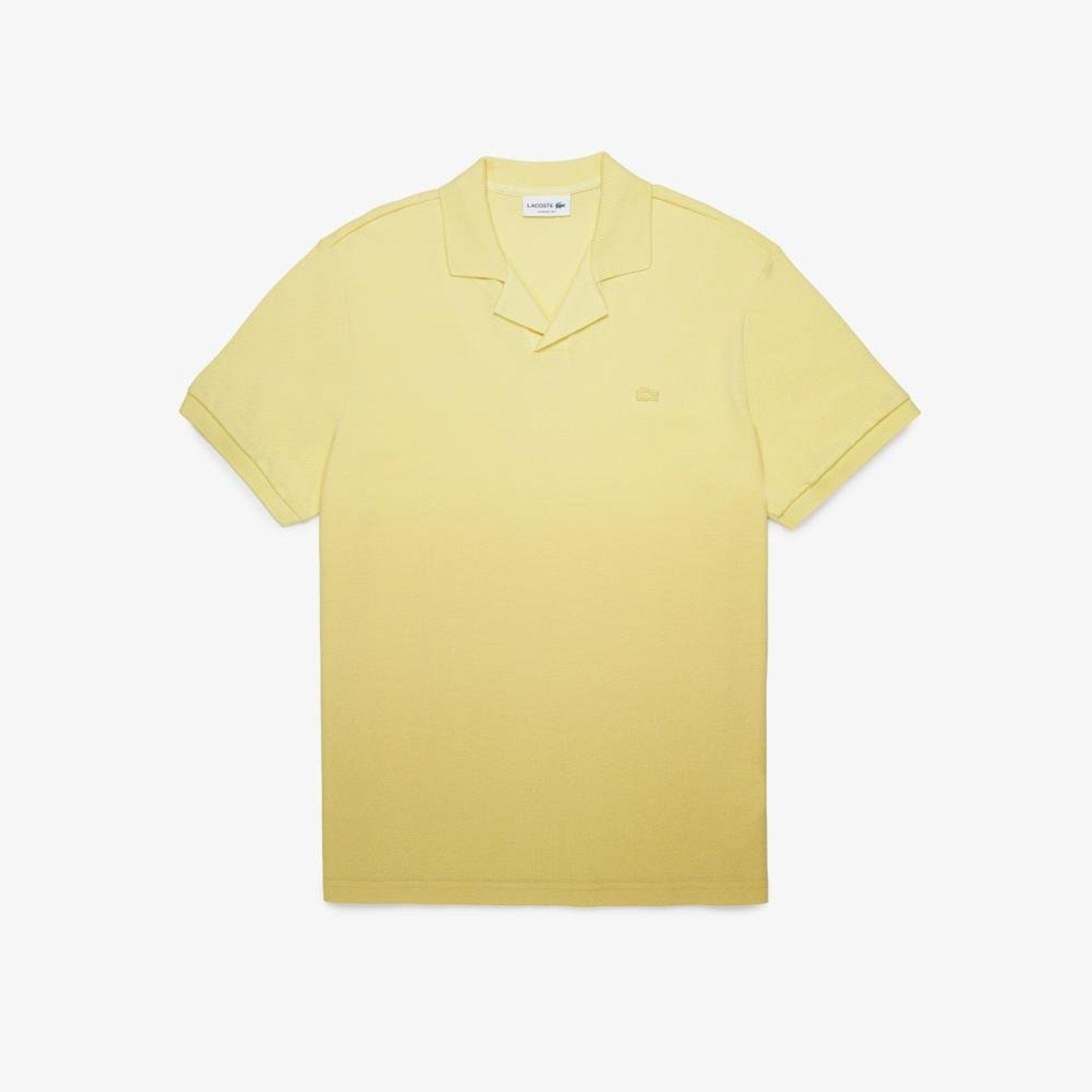 Polo Mini-Piqué Ombré com Caimento Clássico Amarelo
