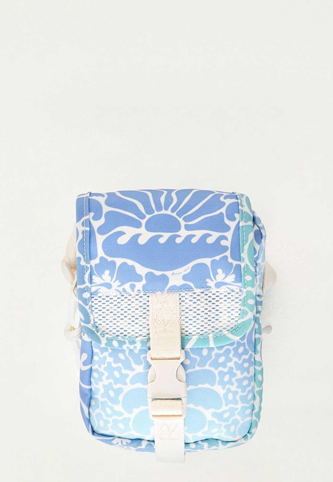 Bolsa Feminina FARM Fervo Sunset Estampada Azul