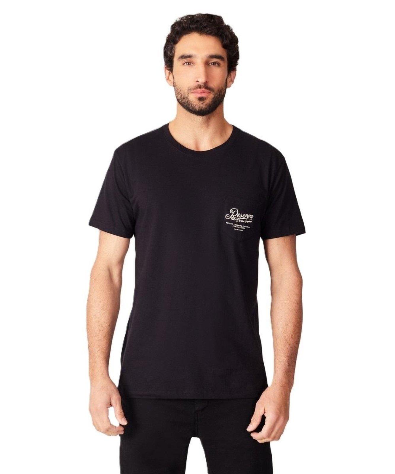 Camiseta Estampada Paisagem Reserva PRETO G