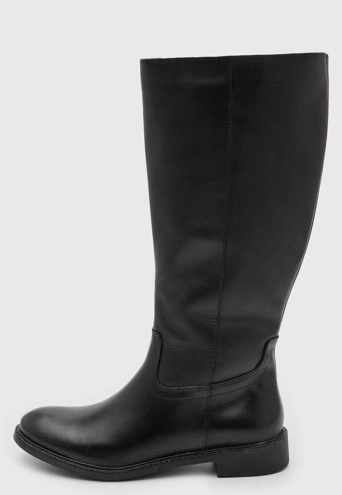 Bota Feminina Santa Lolla Cano Alto Preta