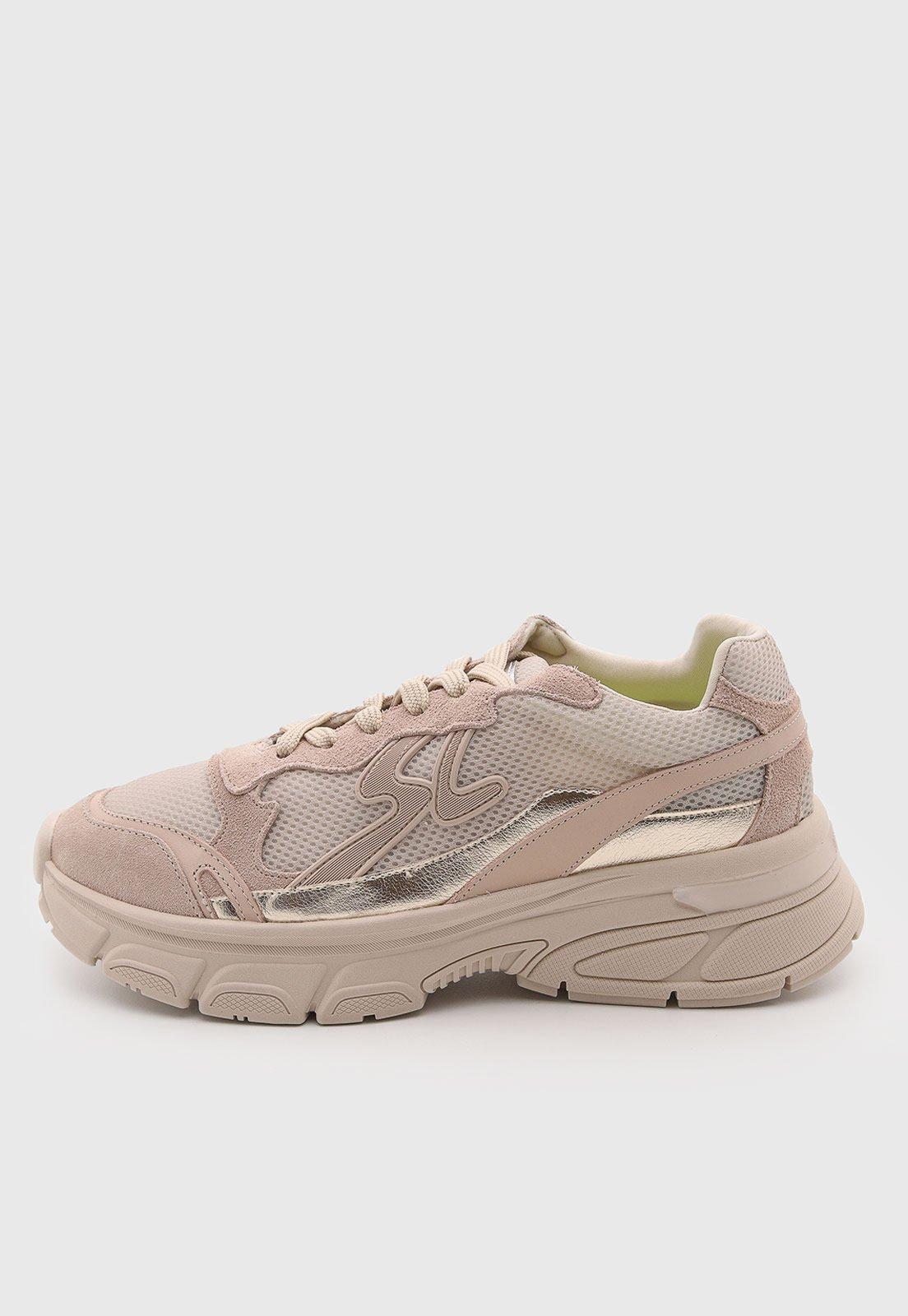 Tênis Feminino Santa Lolla Couro Nude