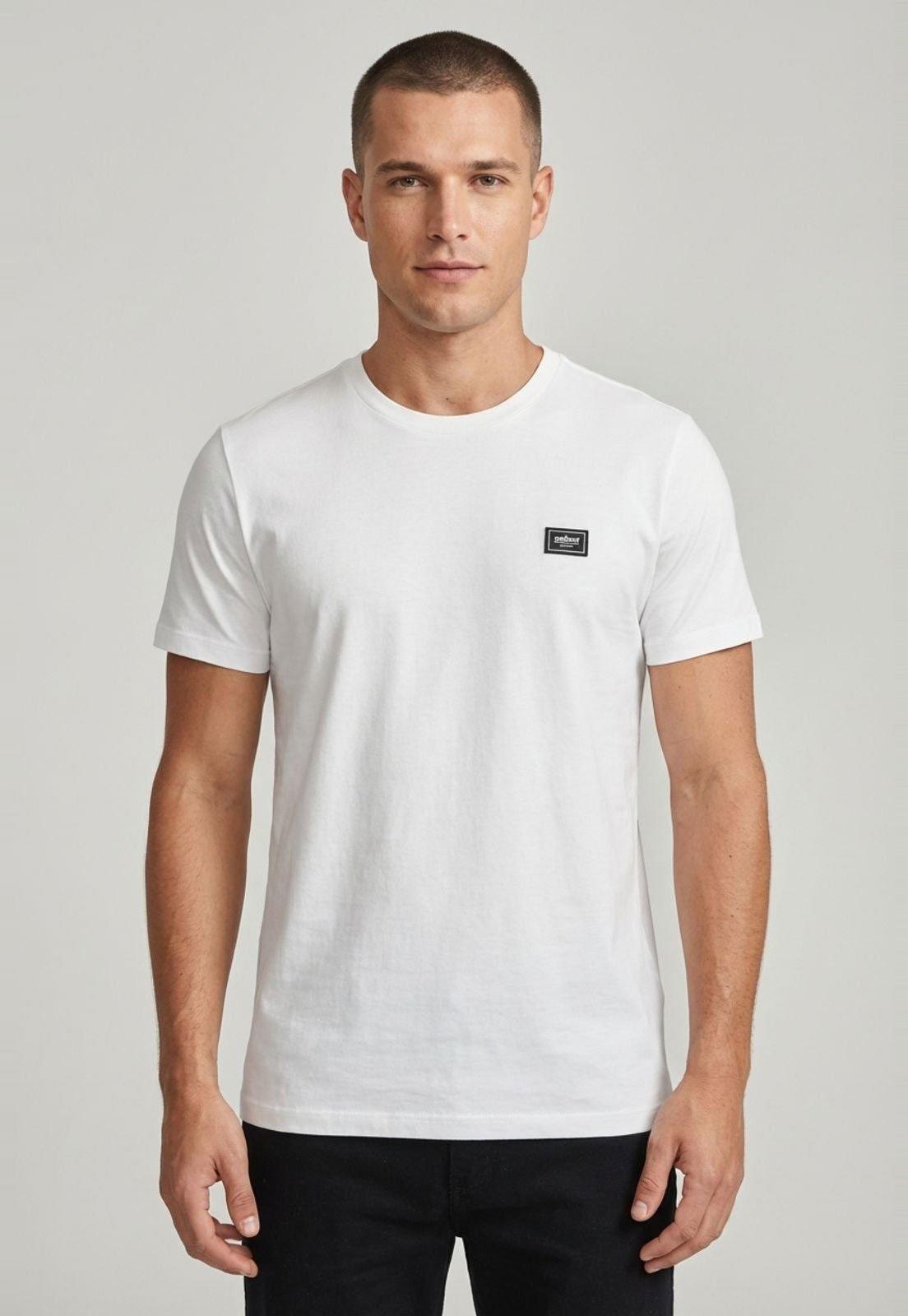 Camiseta Masculina Colcci Gola Redonda Branca
