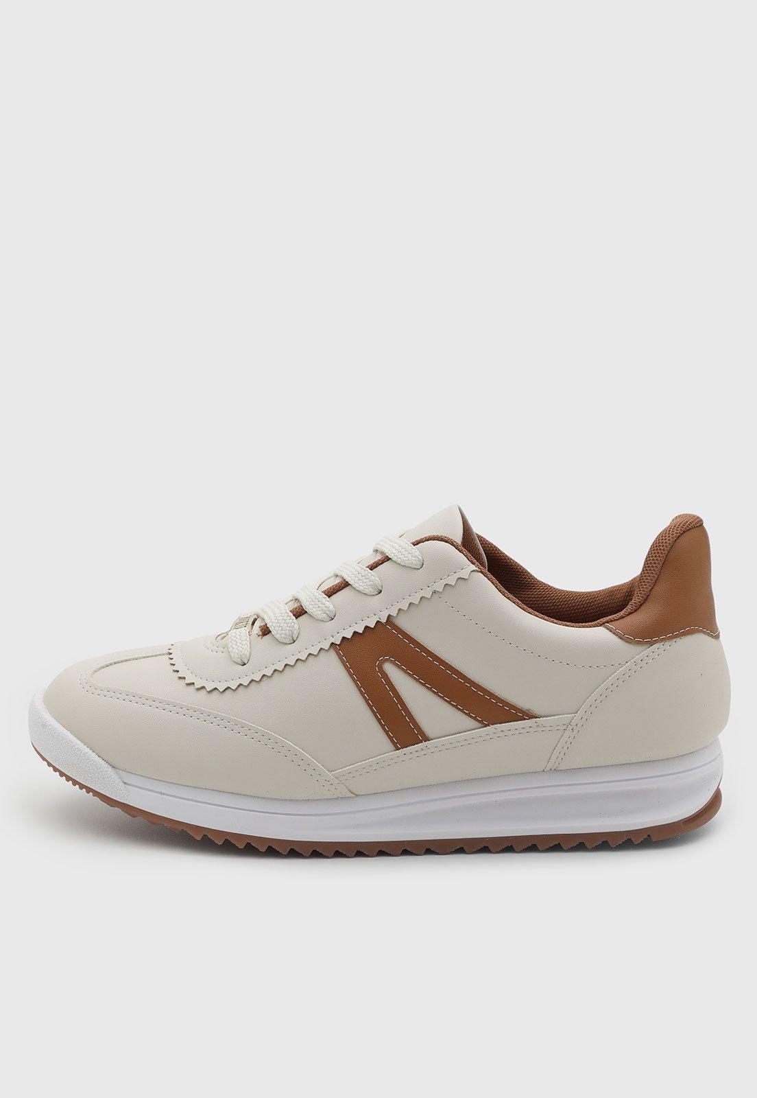 Tênis Feminino Vizzano Casual Off-White