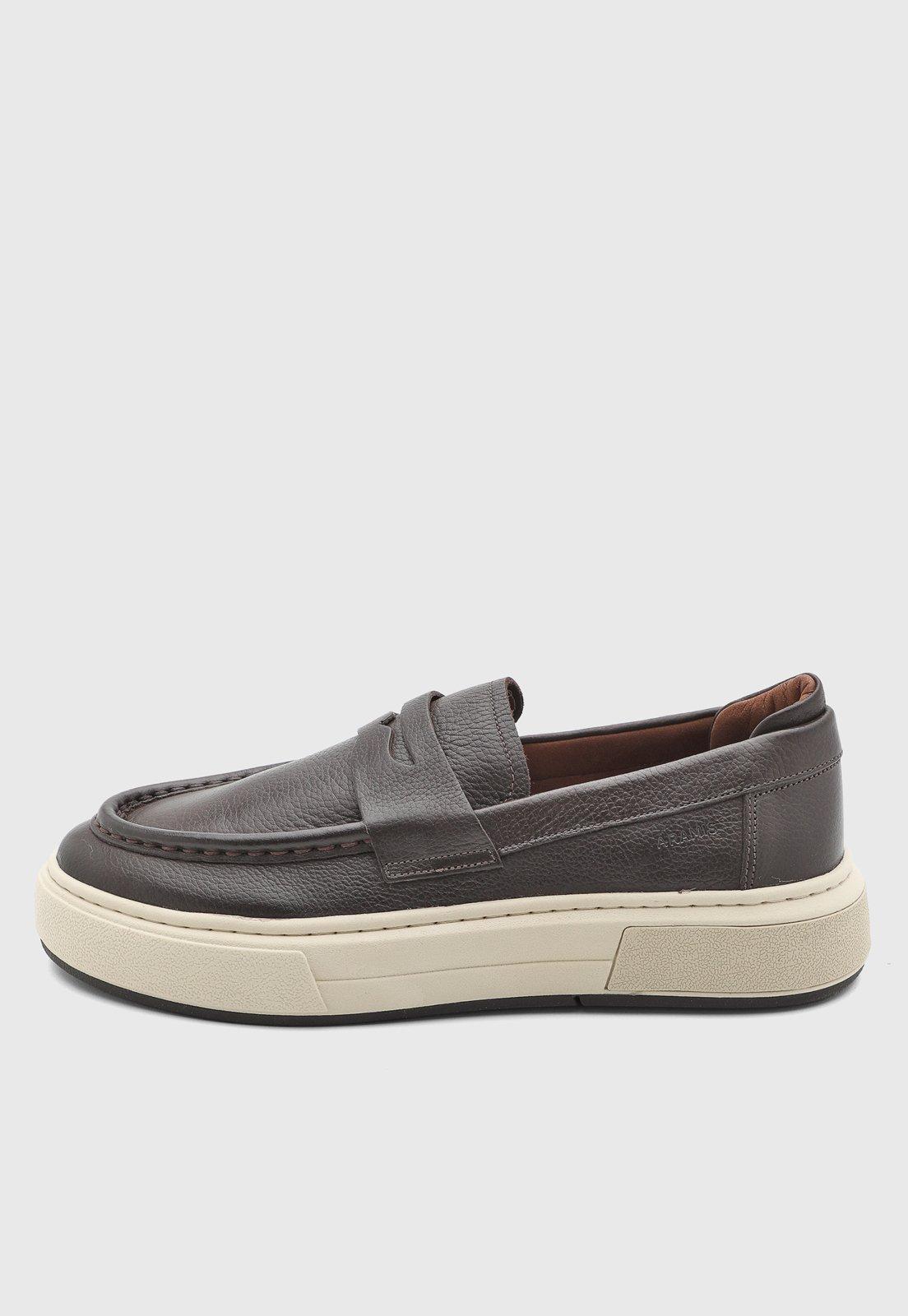Tênis Masculino Aramis Duo Couro Marrom