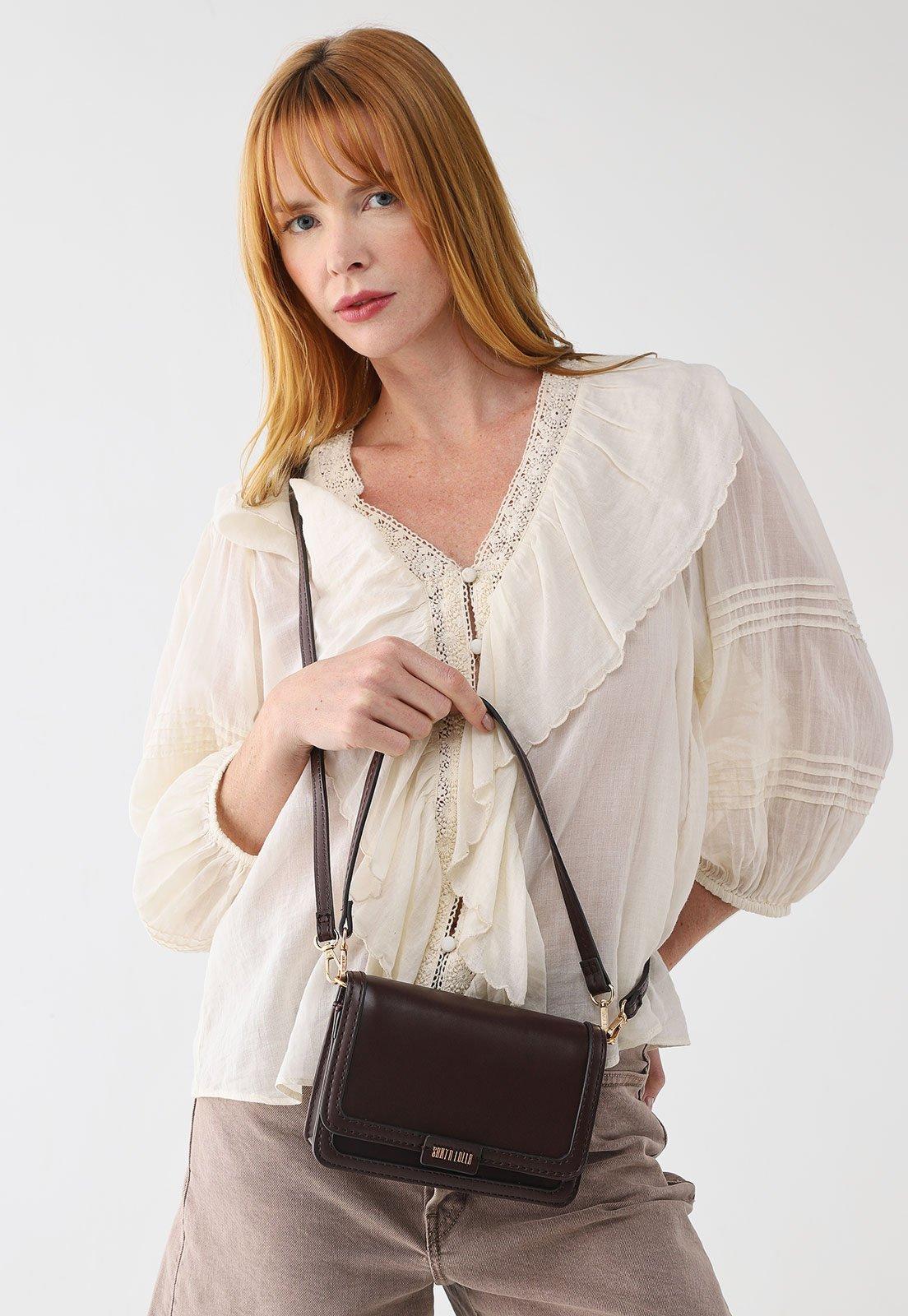 Bolsa Feminina Santa Lolla Média Marrom