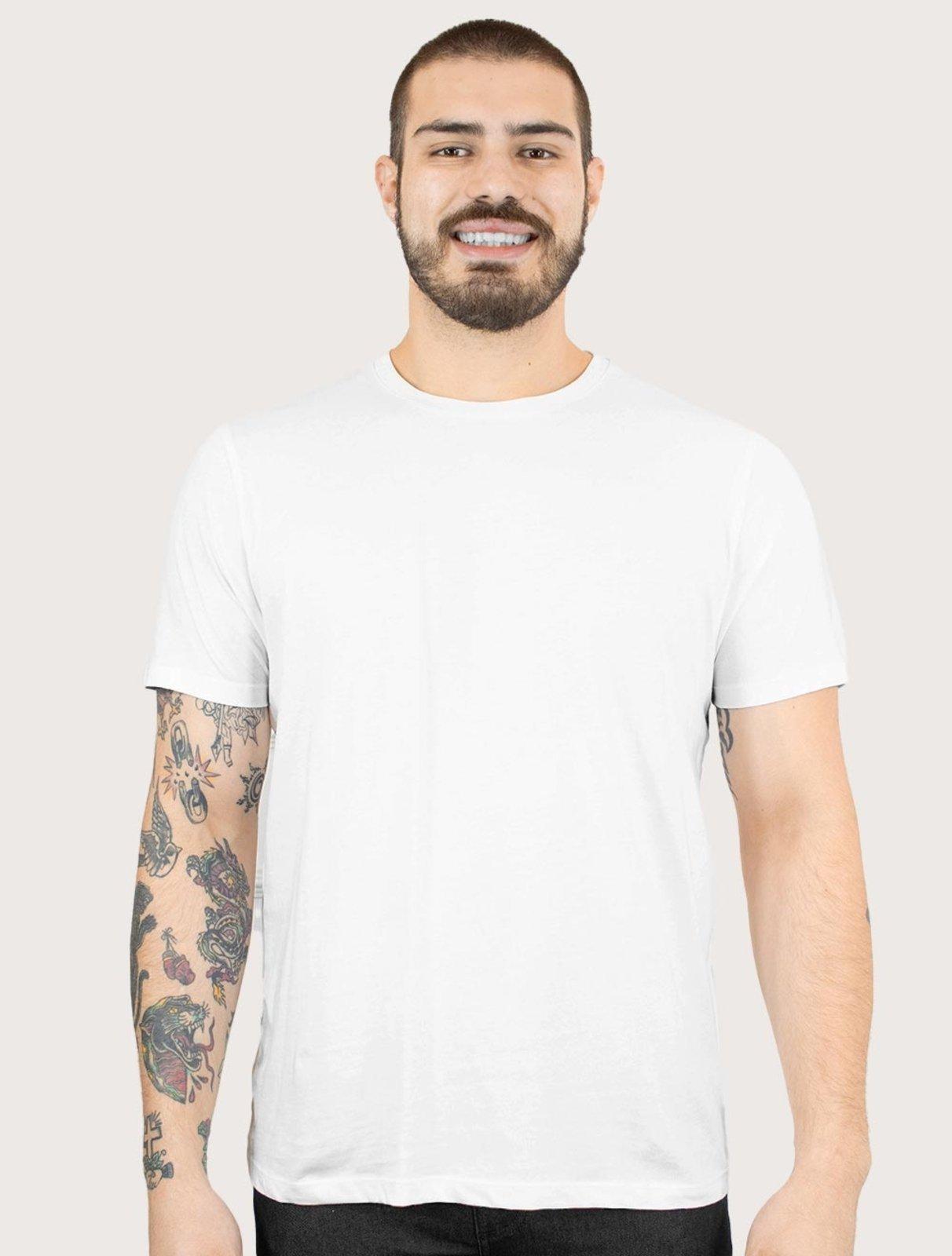 Camiseta Aramis Masculina New Essencial Lisa Branca