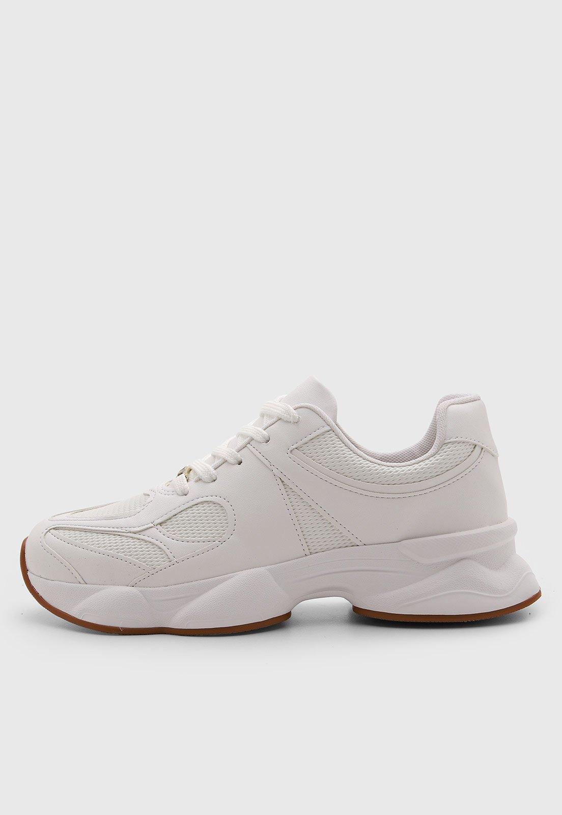Tênis Feminino Vizzano Cano Baixo Branco