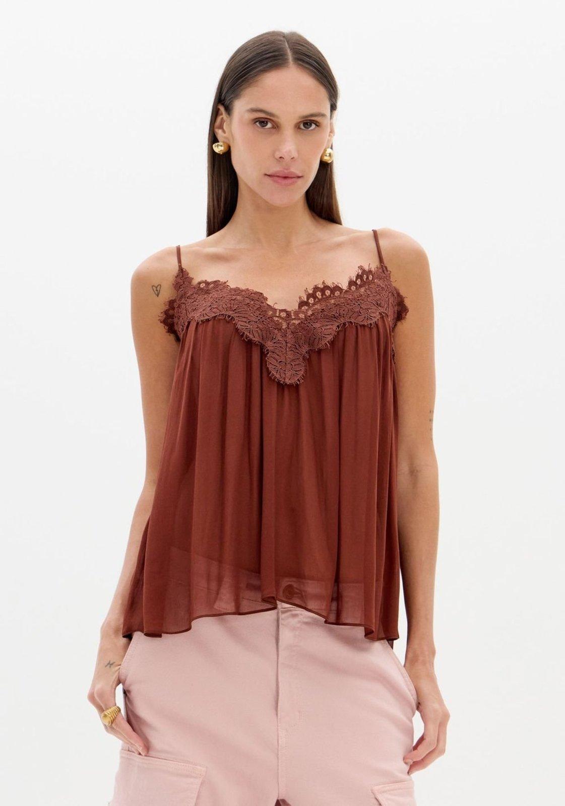 Blusa Mullet De Alças Lança Perfume