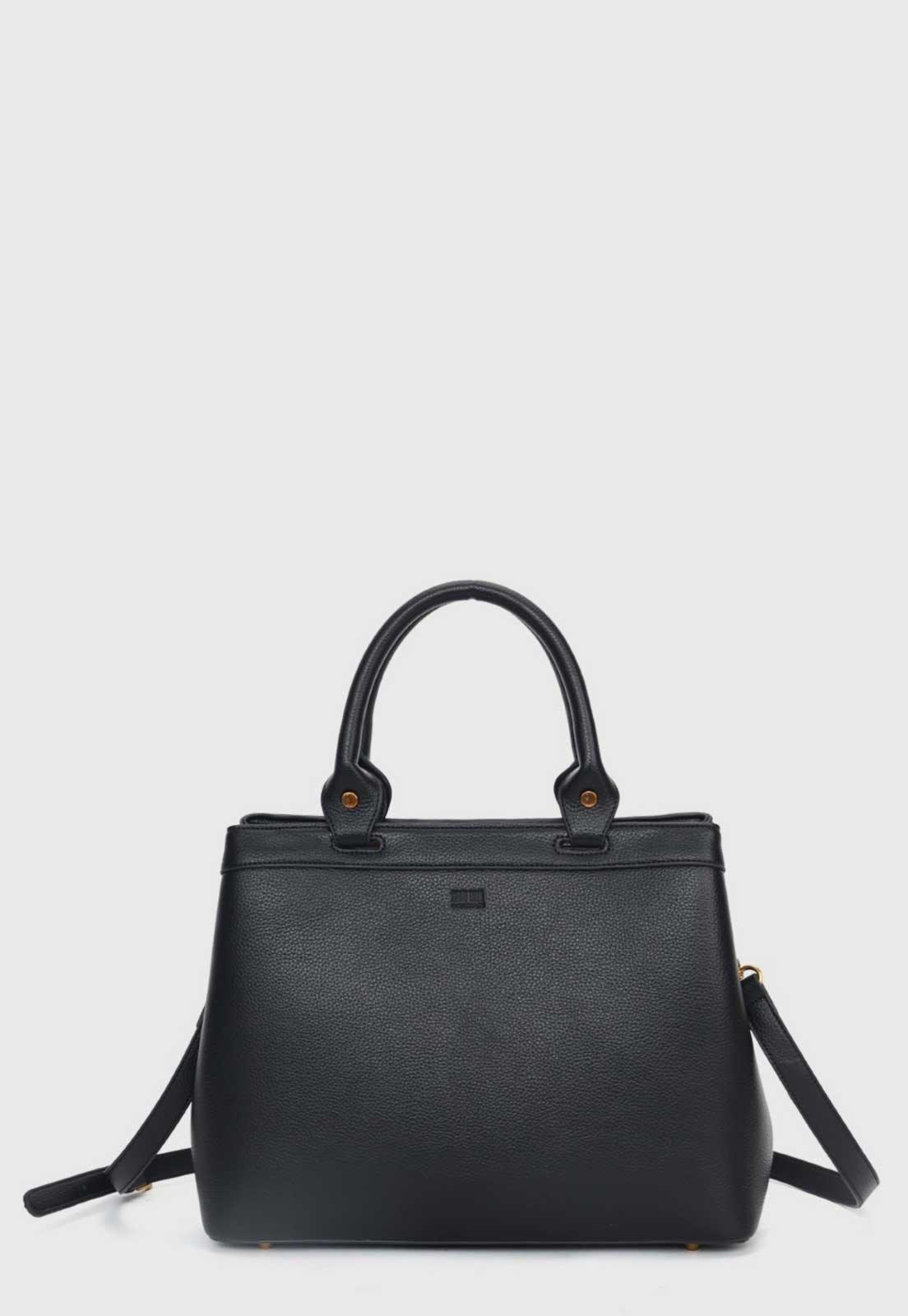 Bolsa Tiracolo Santa Lolla Estruturada Preta