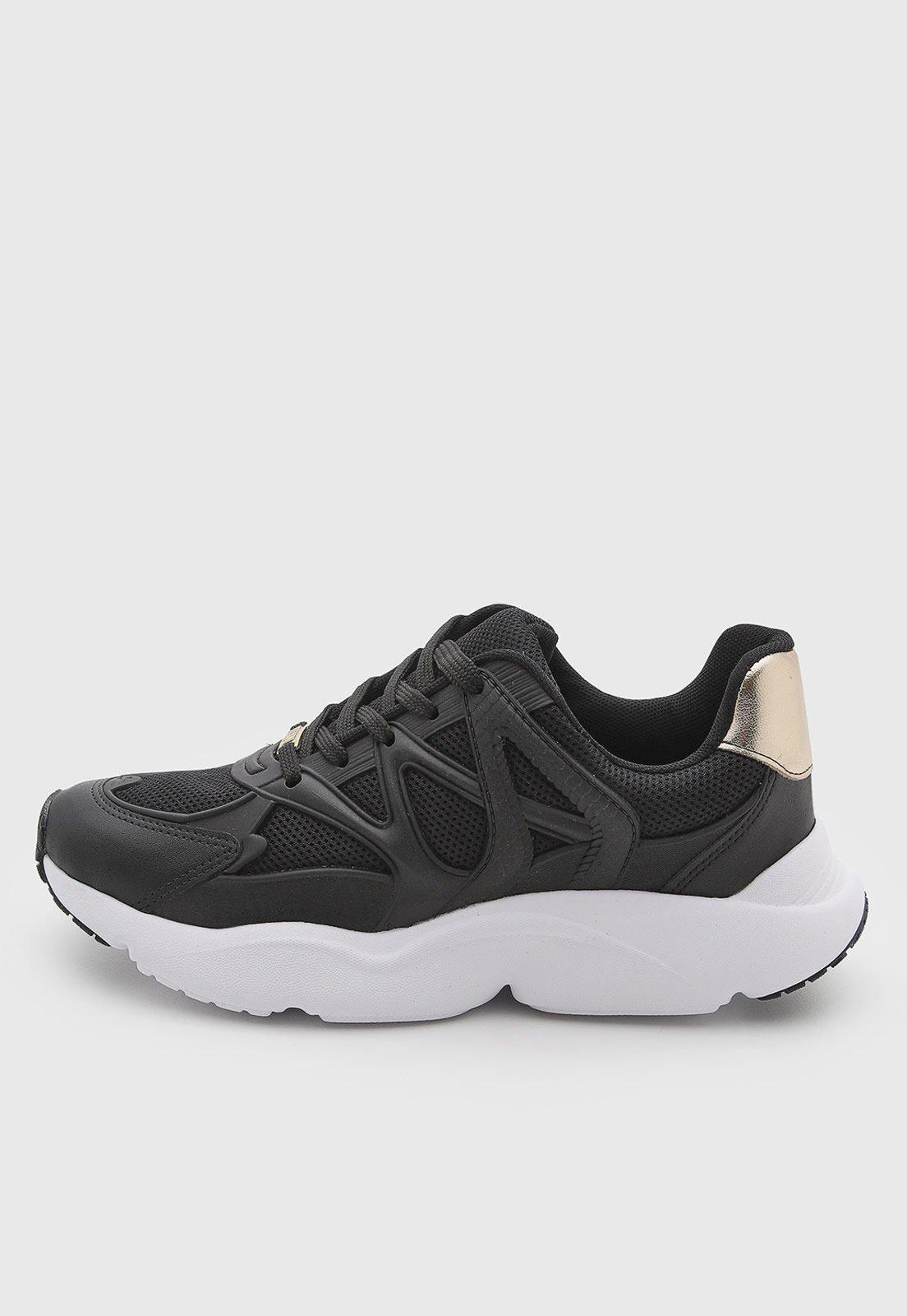 Tênis Feminino Vizzano Cano Baixo Preto