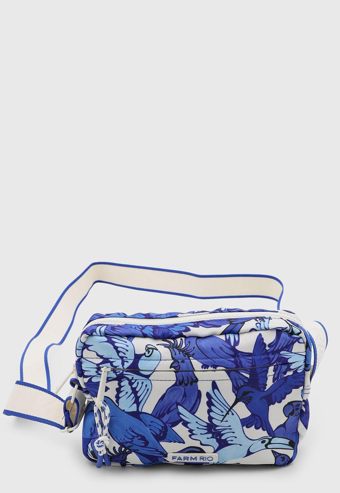 Bolsa FARM Estampada Azul