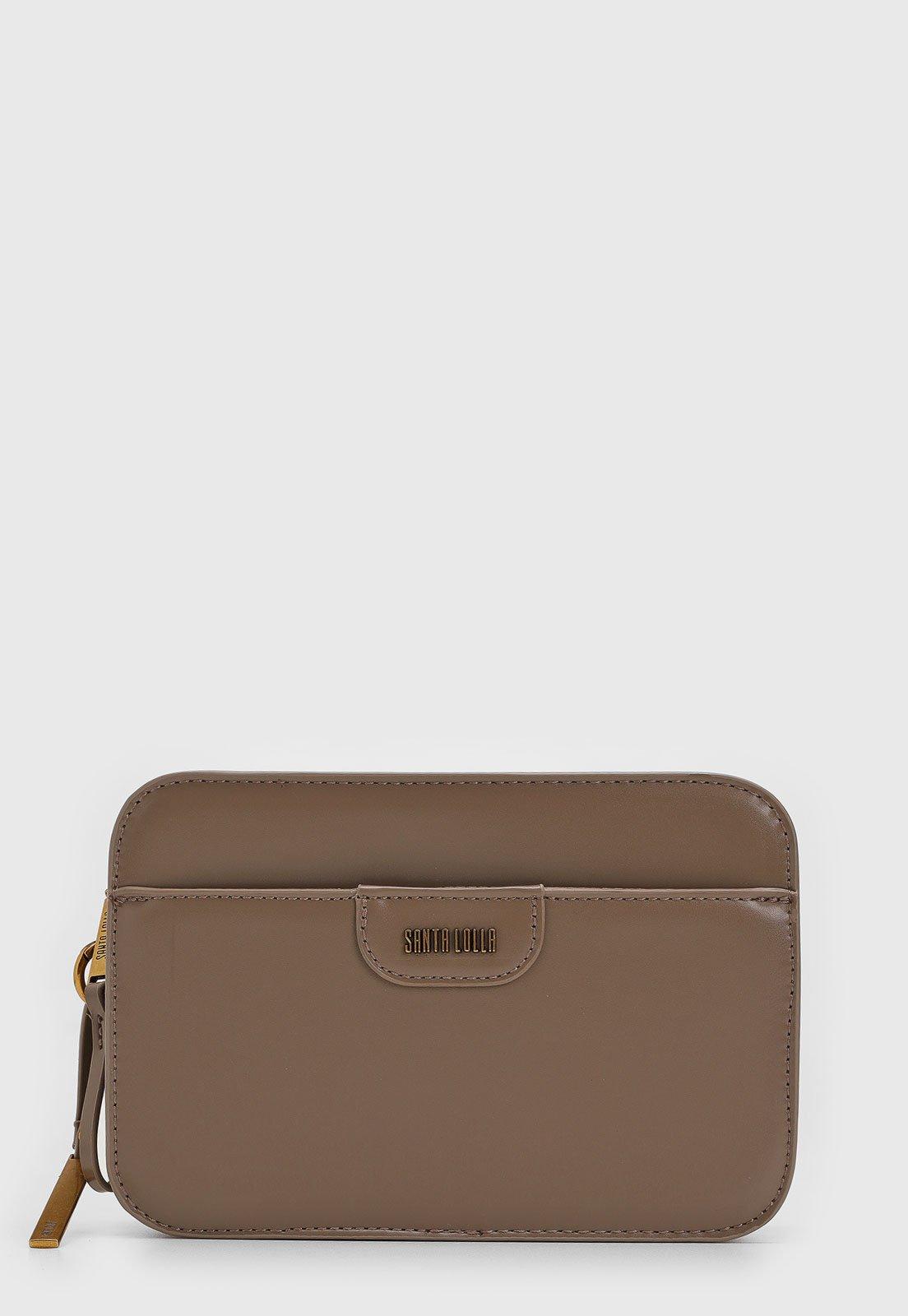 Bolsa Transversal Santa Lolla Alça Ajustável Marrom