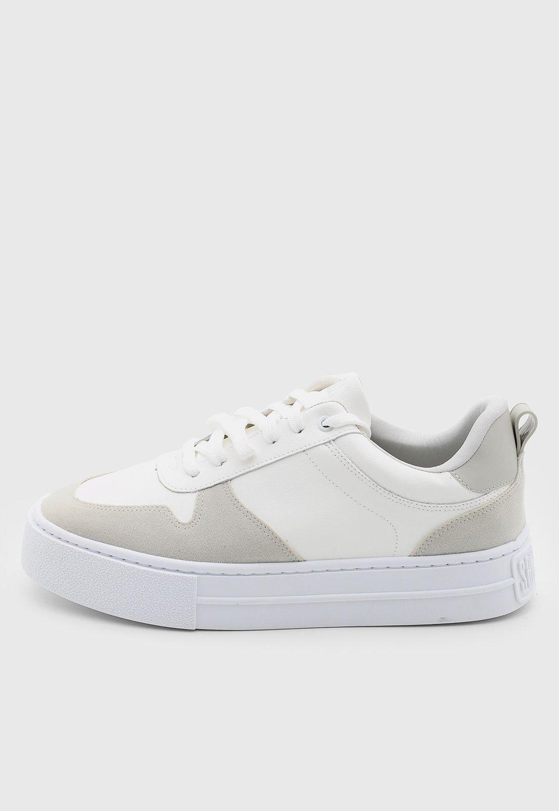 Tênis Feminino Santa Lolla Cadarço Casual Branco