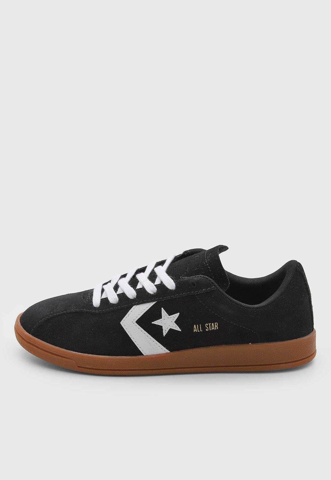 Tênis Feminino Converse All Star Classic Trainer Couro Preto