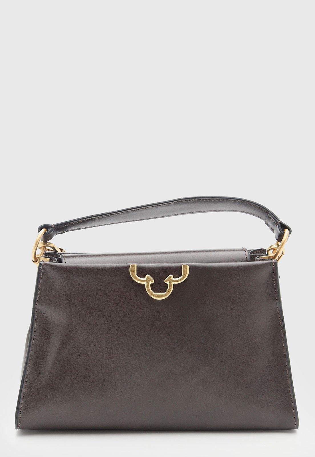 Bolsa Feminina Capodarte Logo Metalizado Cacau