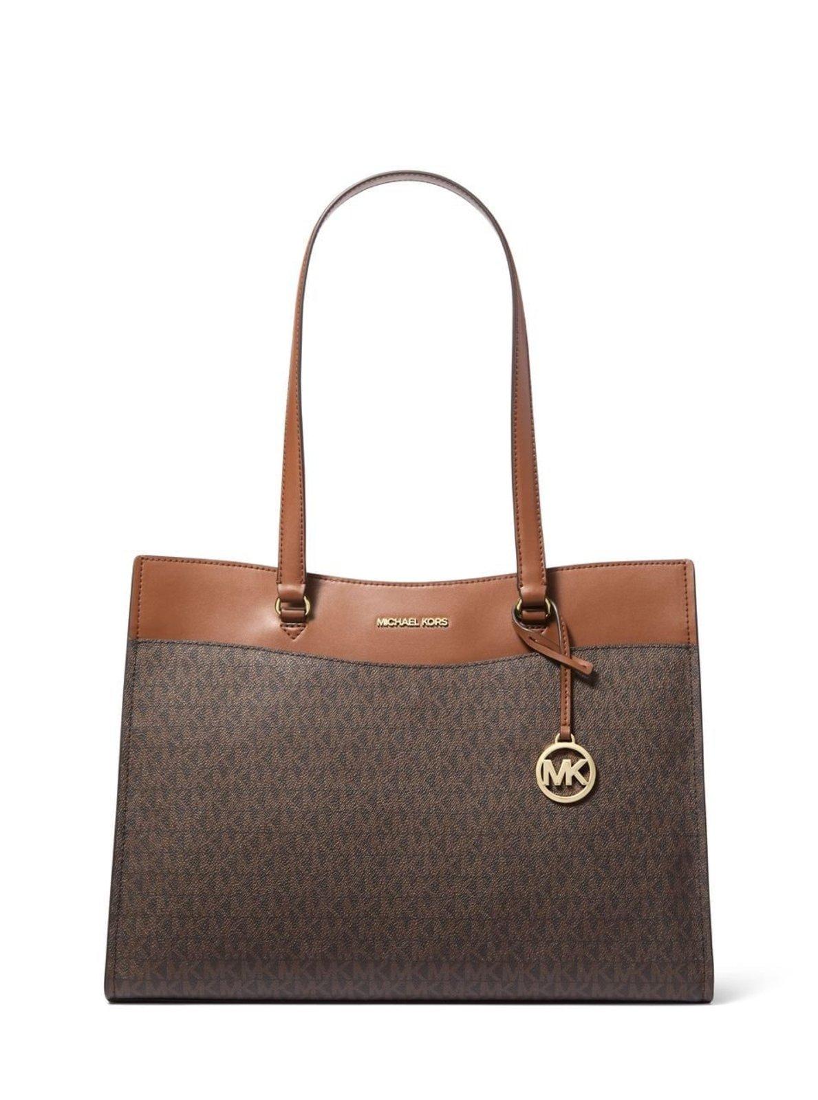 Bolsa Tote Jet Set Grande Em Logo 35F4GTVT9B200