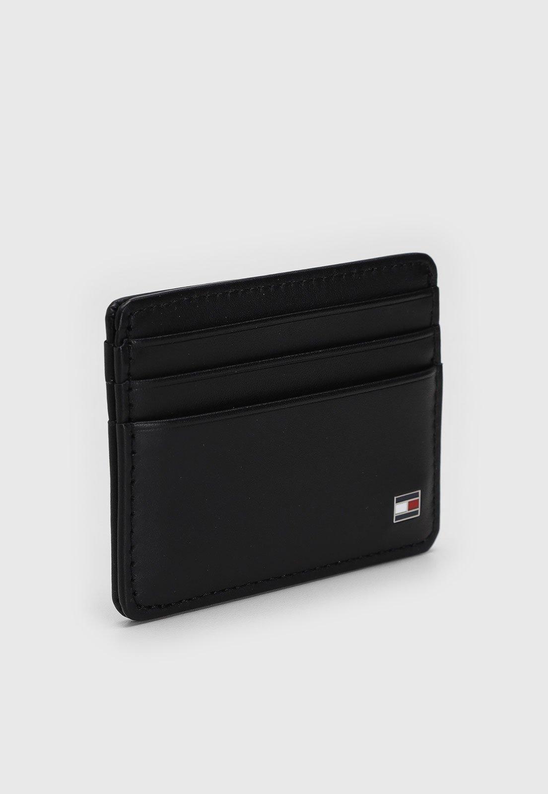 Carteira Tommy Hilfiger Logo Preta