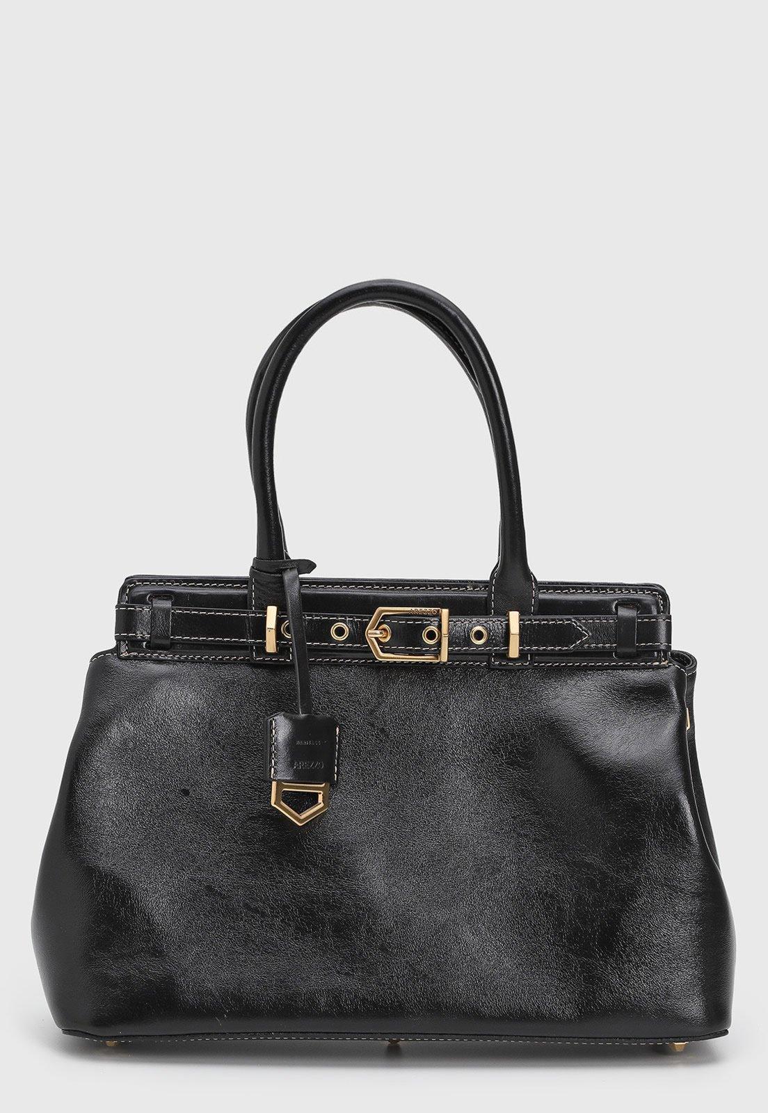 Bolsa Feminina Arezzo Grande Preta