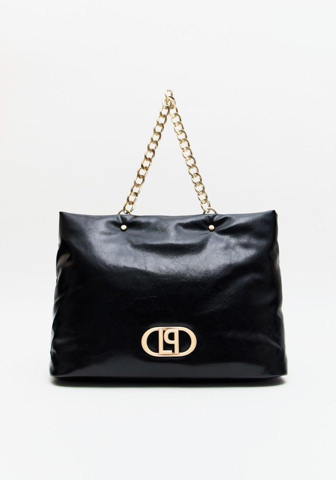 Bolsa Shopping Puffer Alça Corrente Lança Perfume