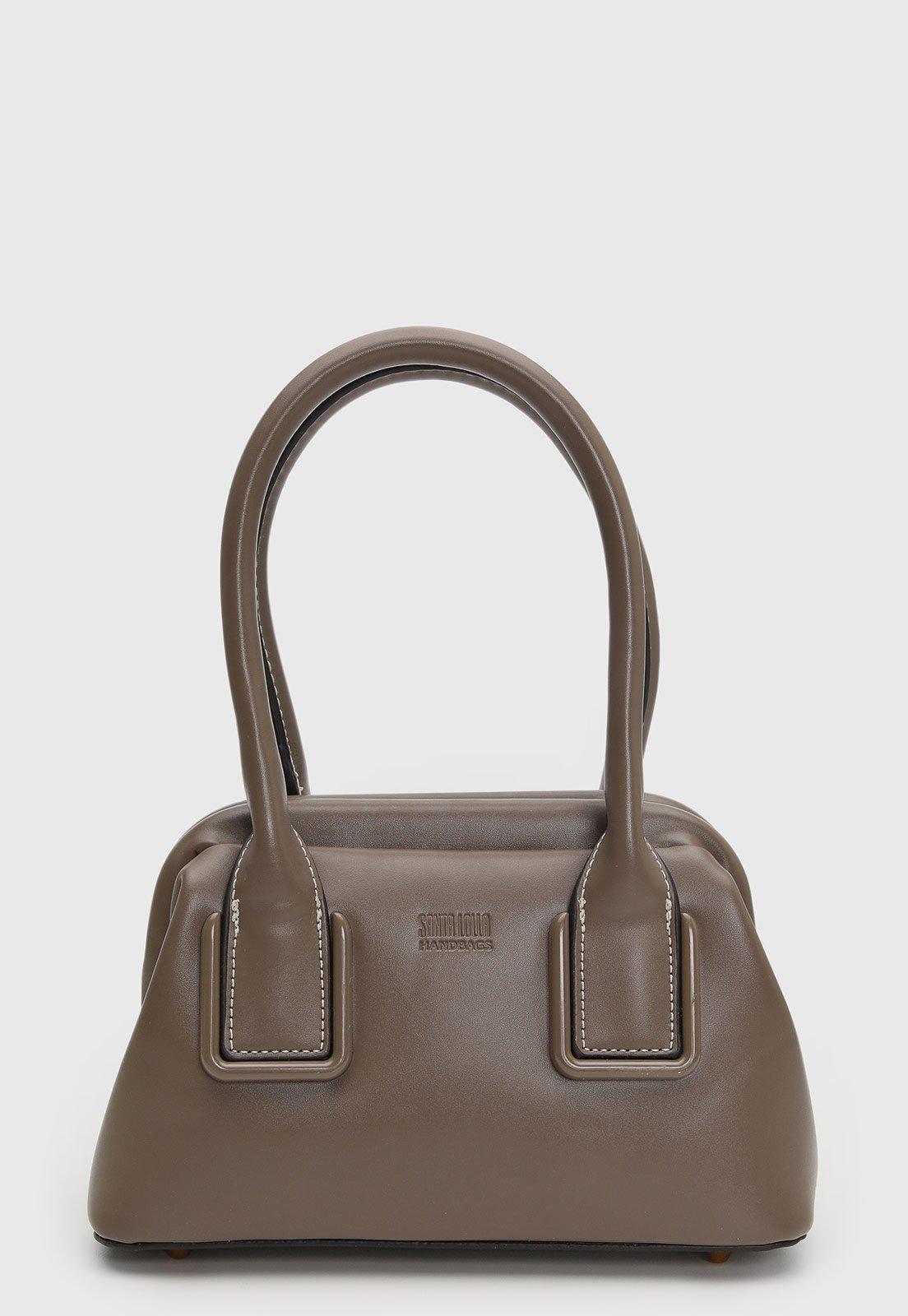 Bolsa Feminina Santa Lolla Estruturada Marrom
