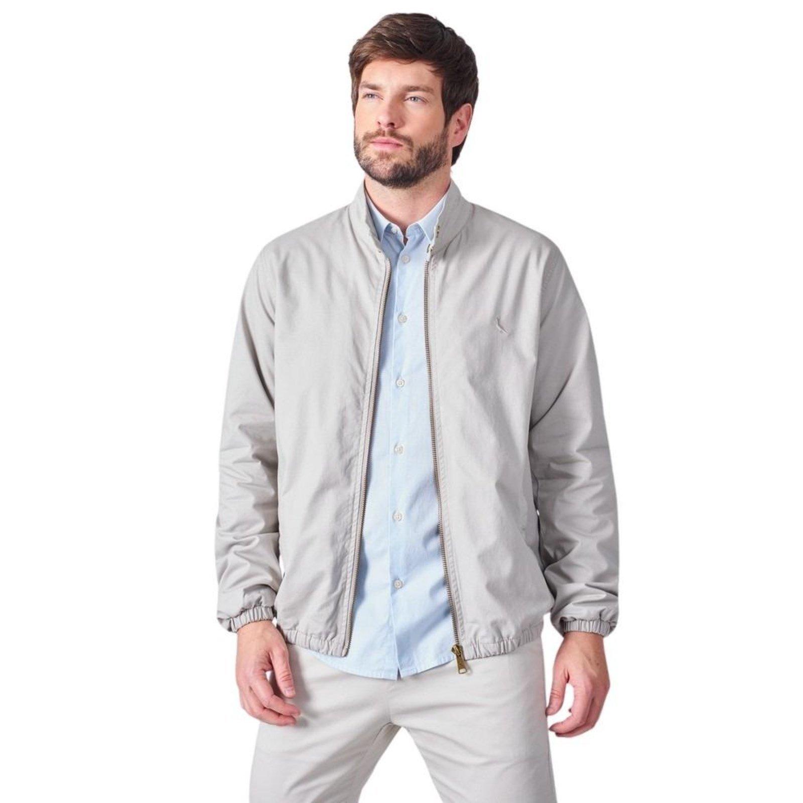 Jaqueta Casual Sarja Reserva Cinza