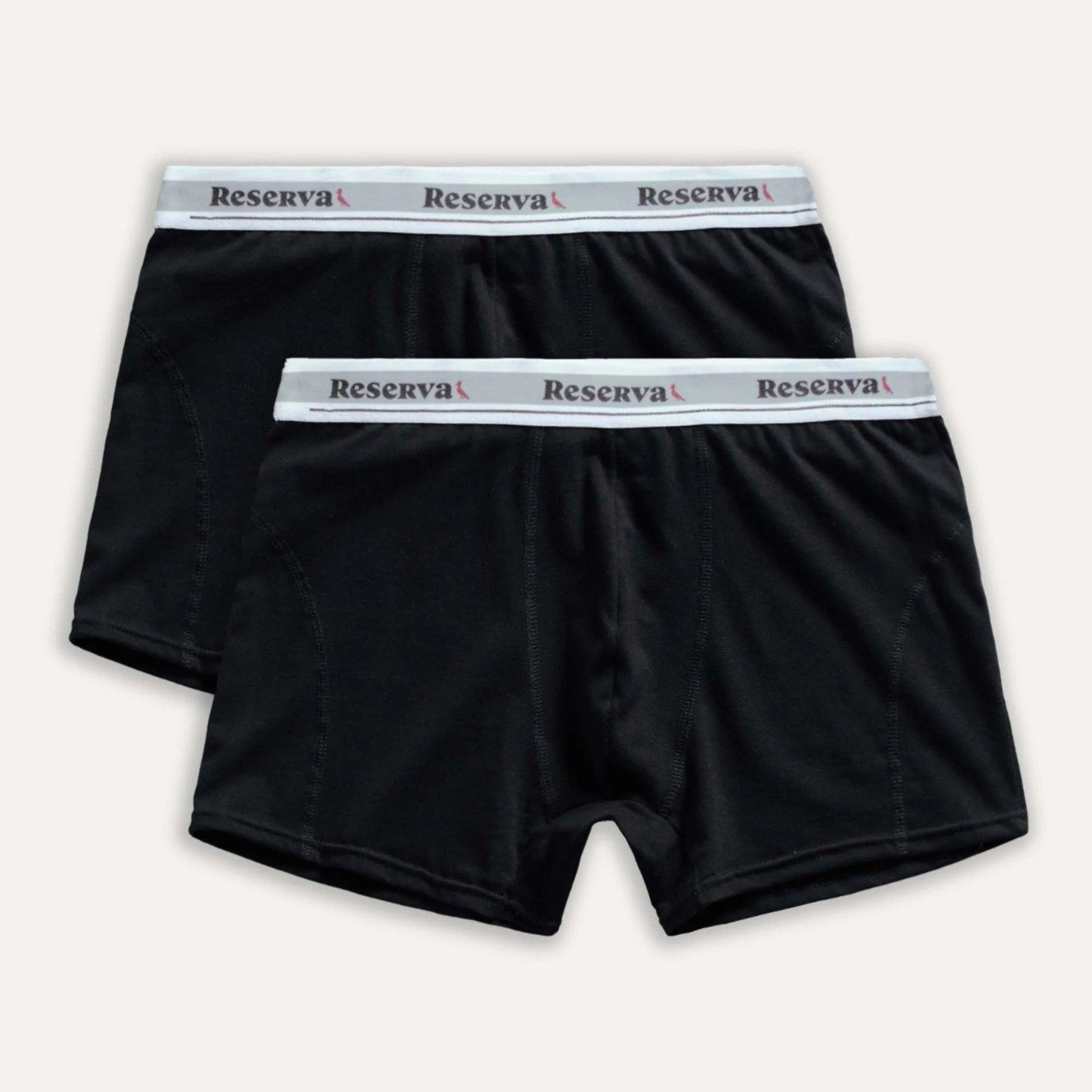 Pack 2 Cuecas Boxer Básica Preta